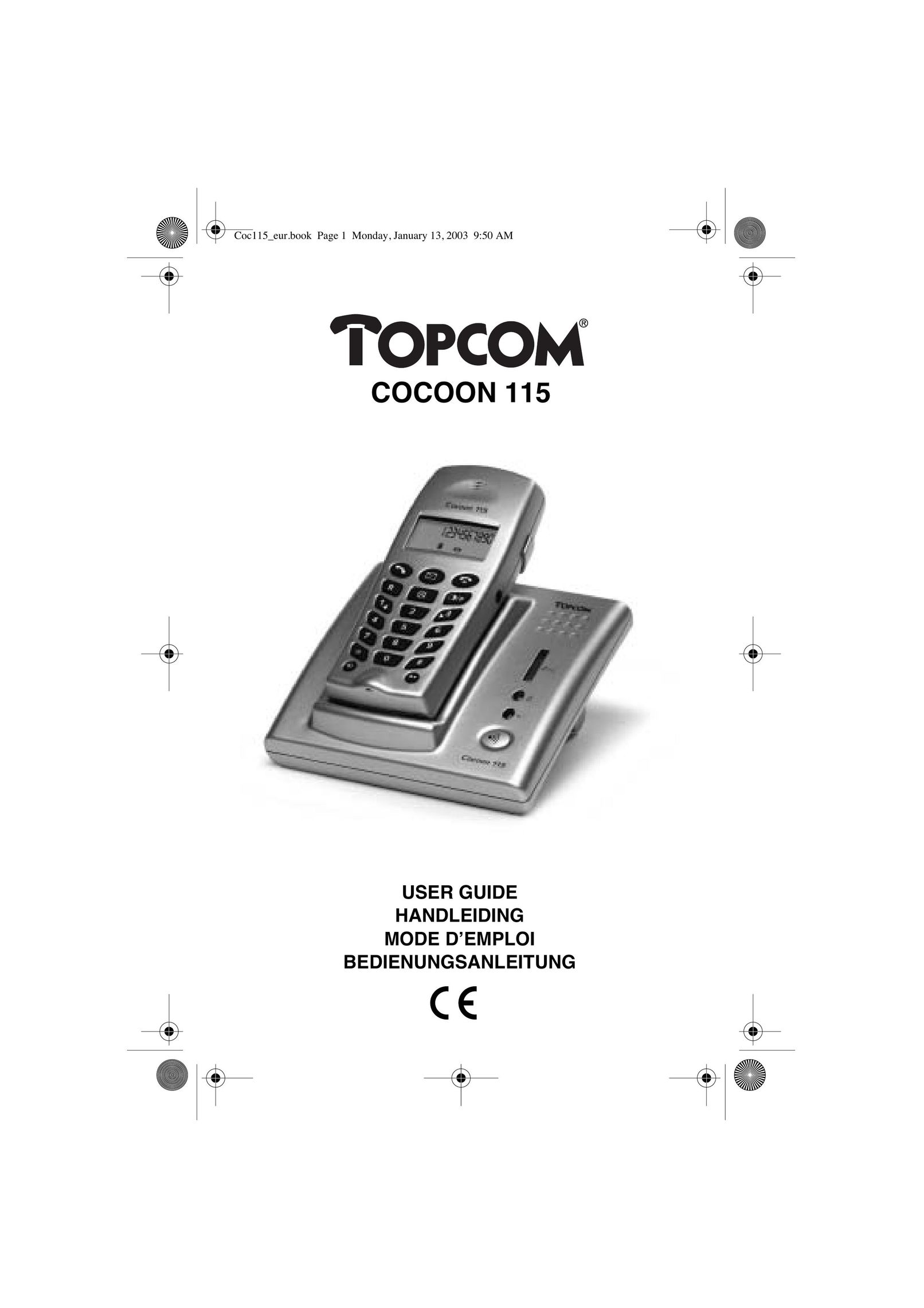 Topcom 115 Cordless Telephone User Manual