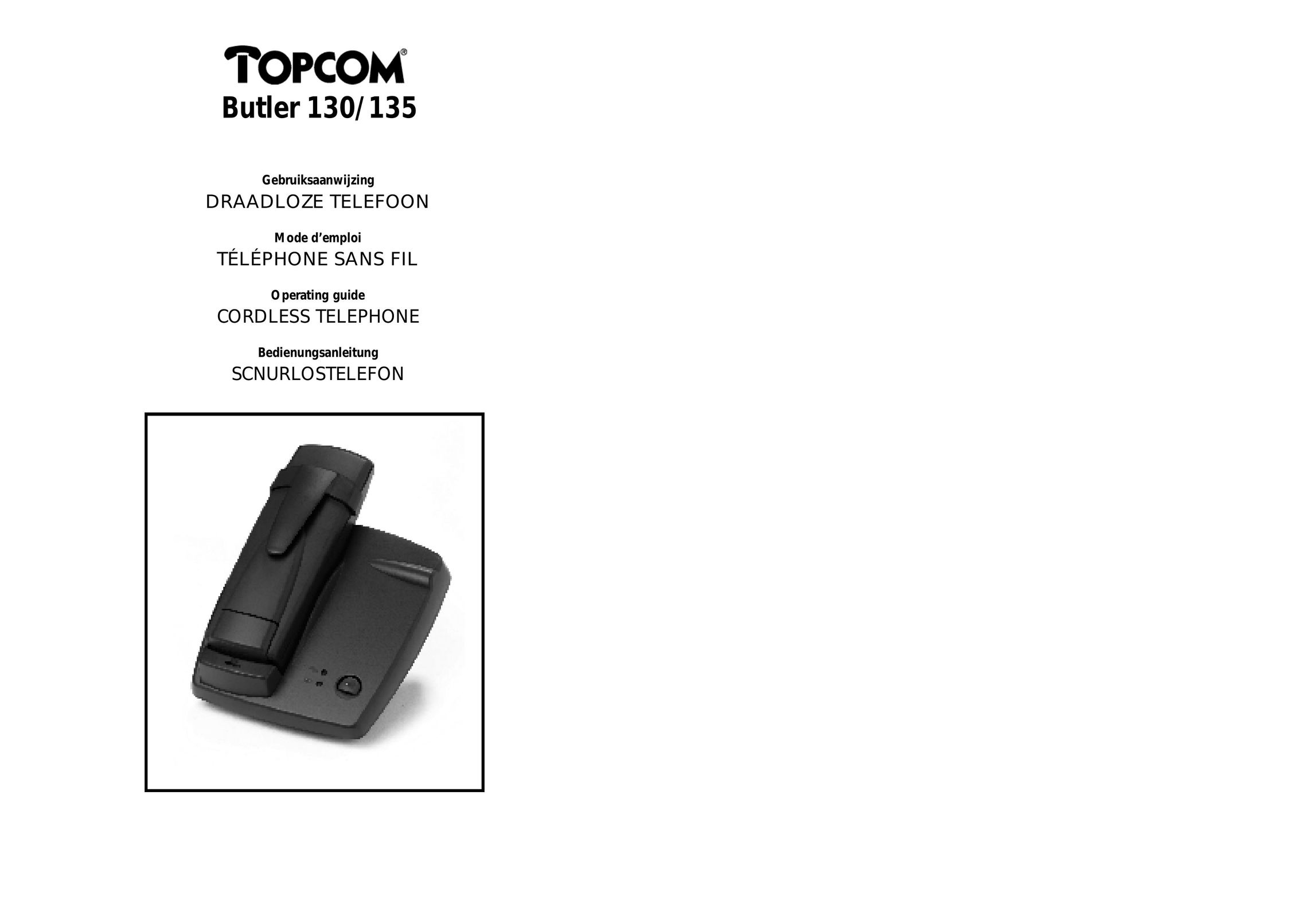 Topcom 135 Cordless Telephone User Manual