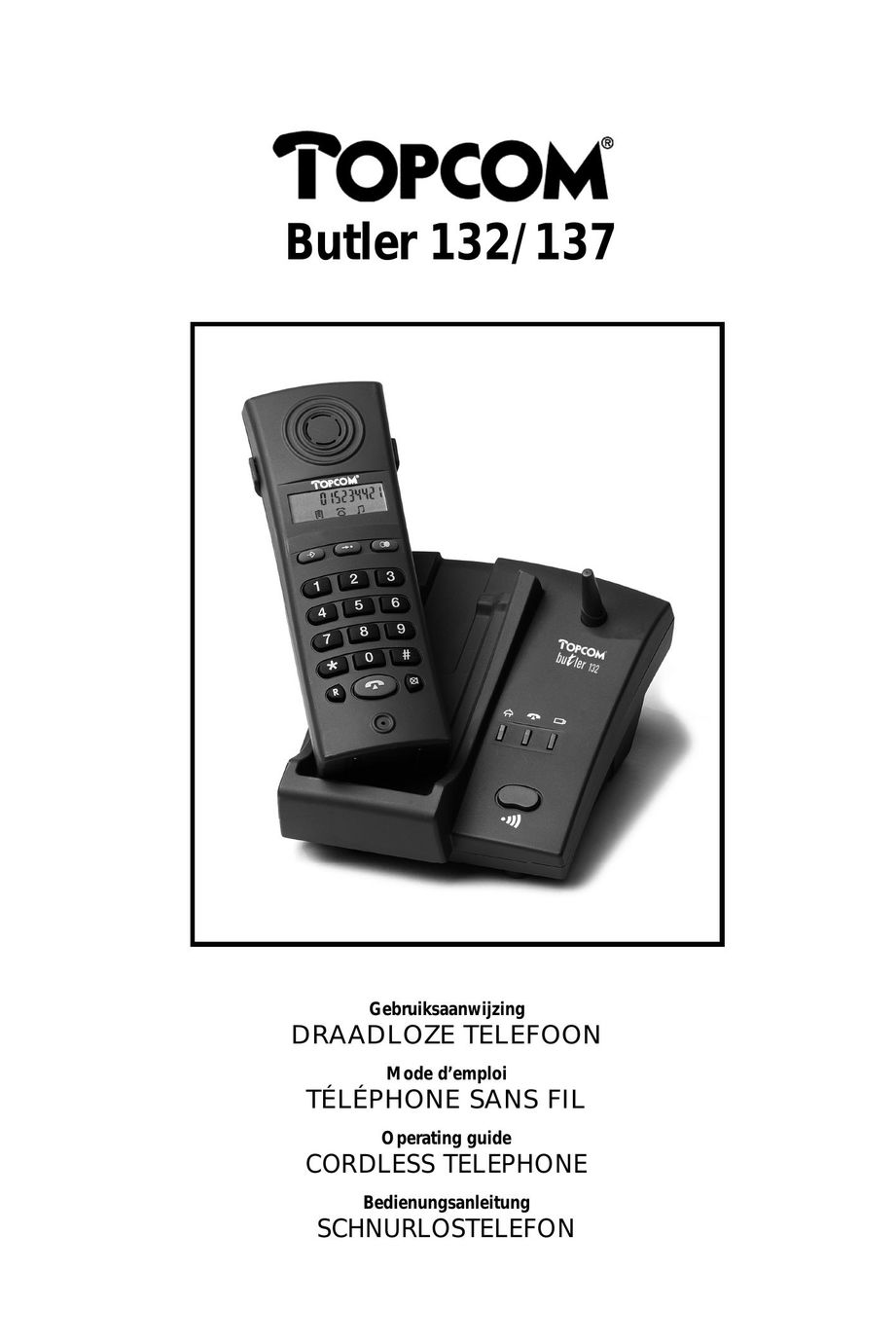 Topcom 137 Cordless Telephone User Manual