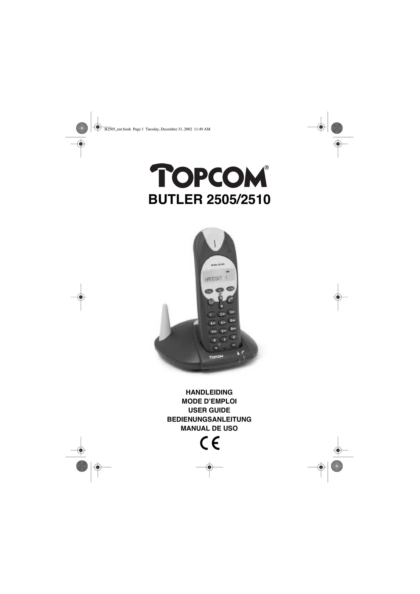 Topcom 2505 Cordless Telephone User Manual