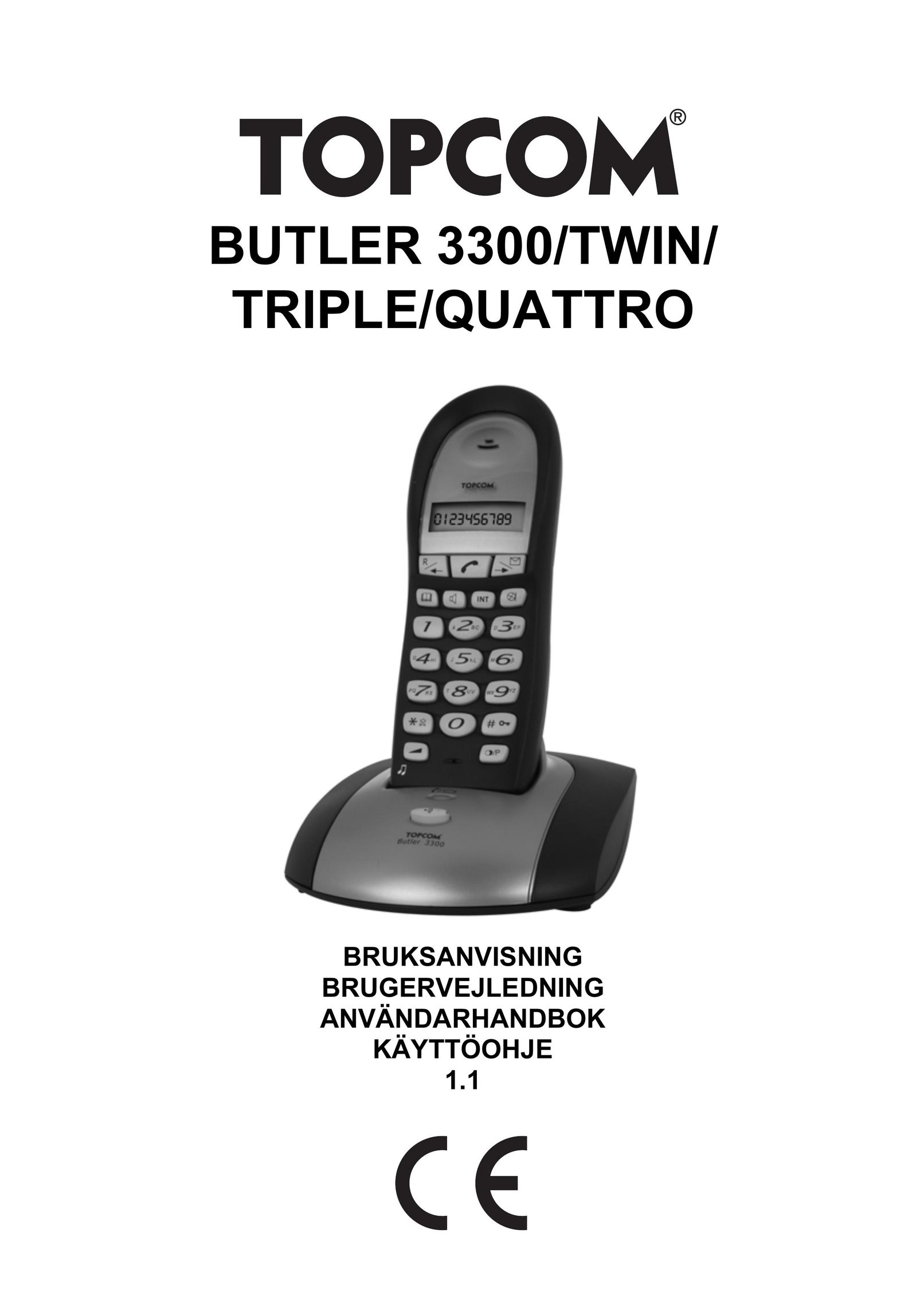 Topcom 3300 Cordless Telephone User Manual