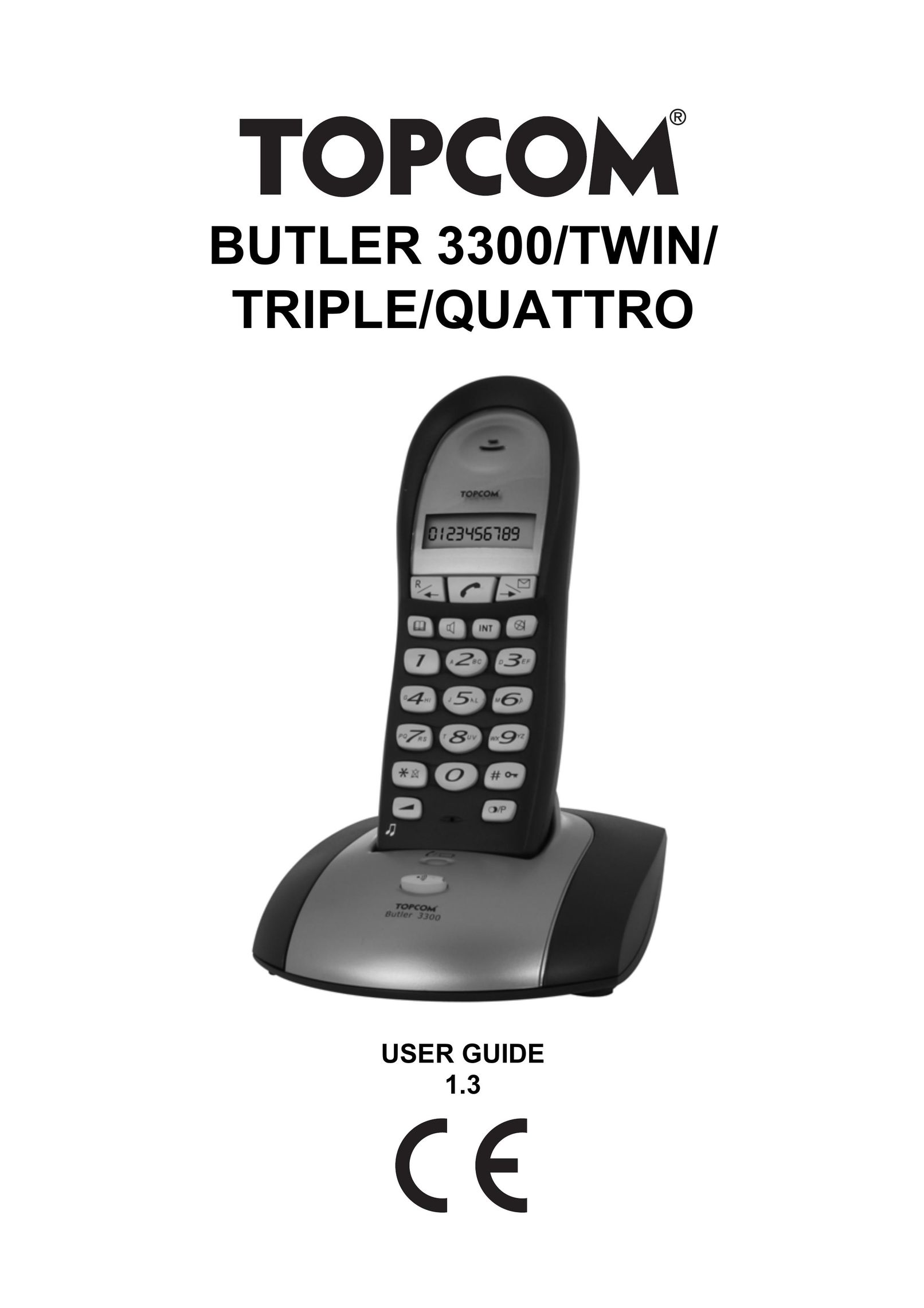 Topcom 3300/Twin Cordless Telephone User Manual