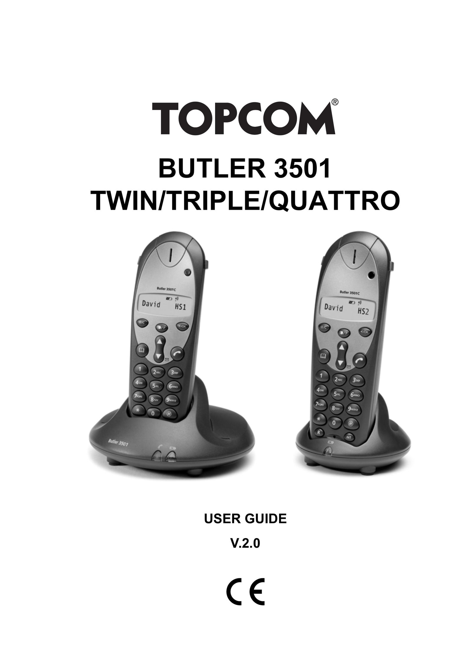 Topcom 3501 Cordless Telephone User Manual