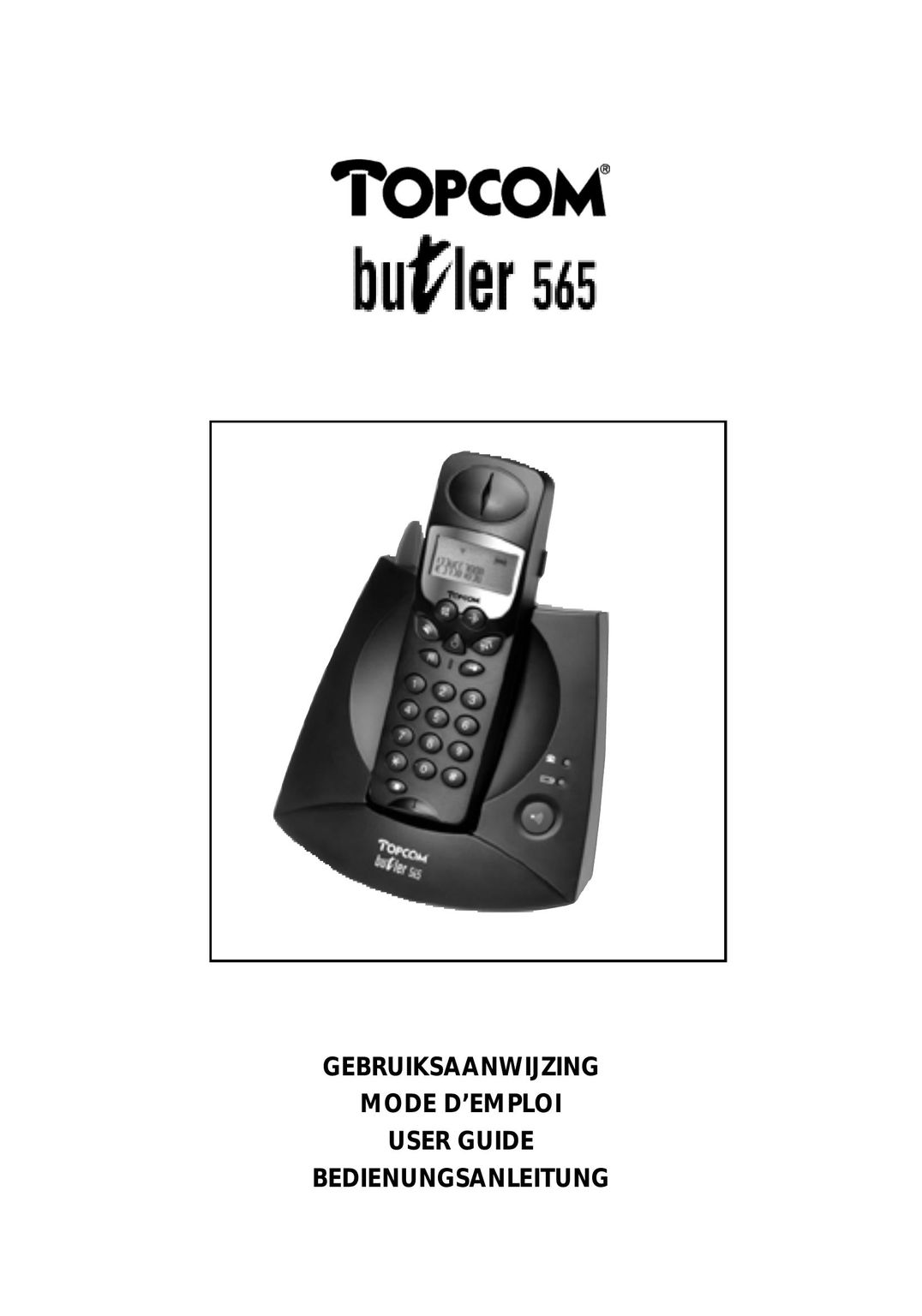 Topcom 565 Cordless Telephone User Manual