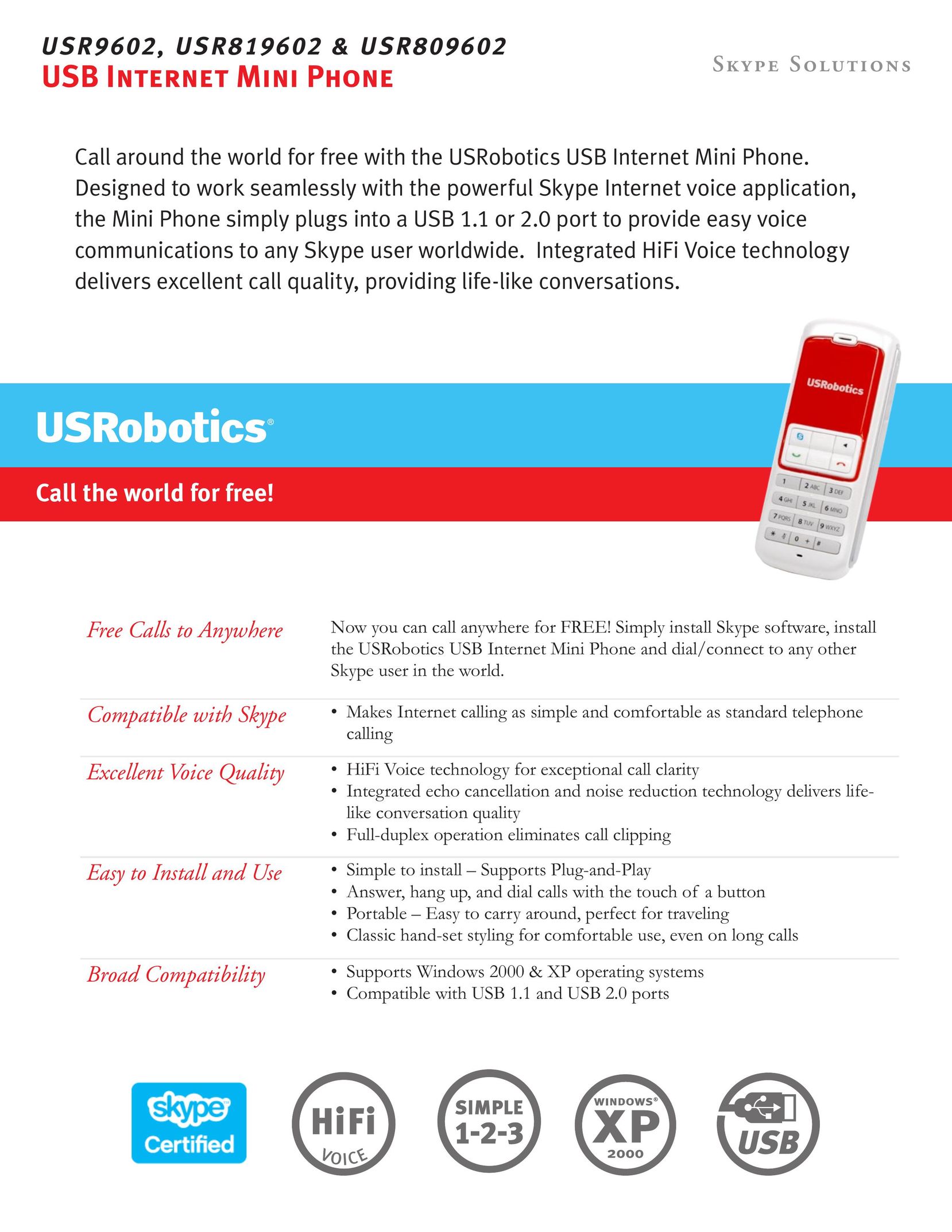 USRobotics USR9602 Cordless Telephone User Manual