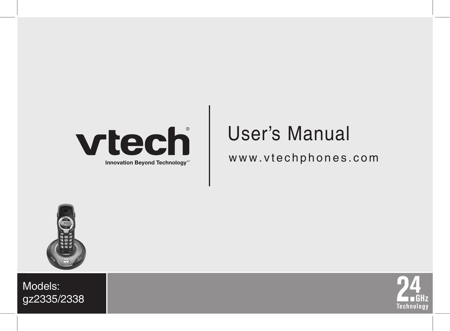 VTech 2338 Cordless Telephone User Manual