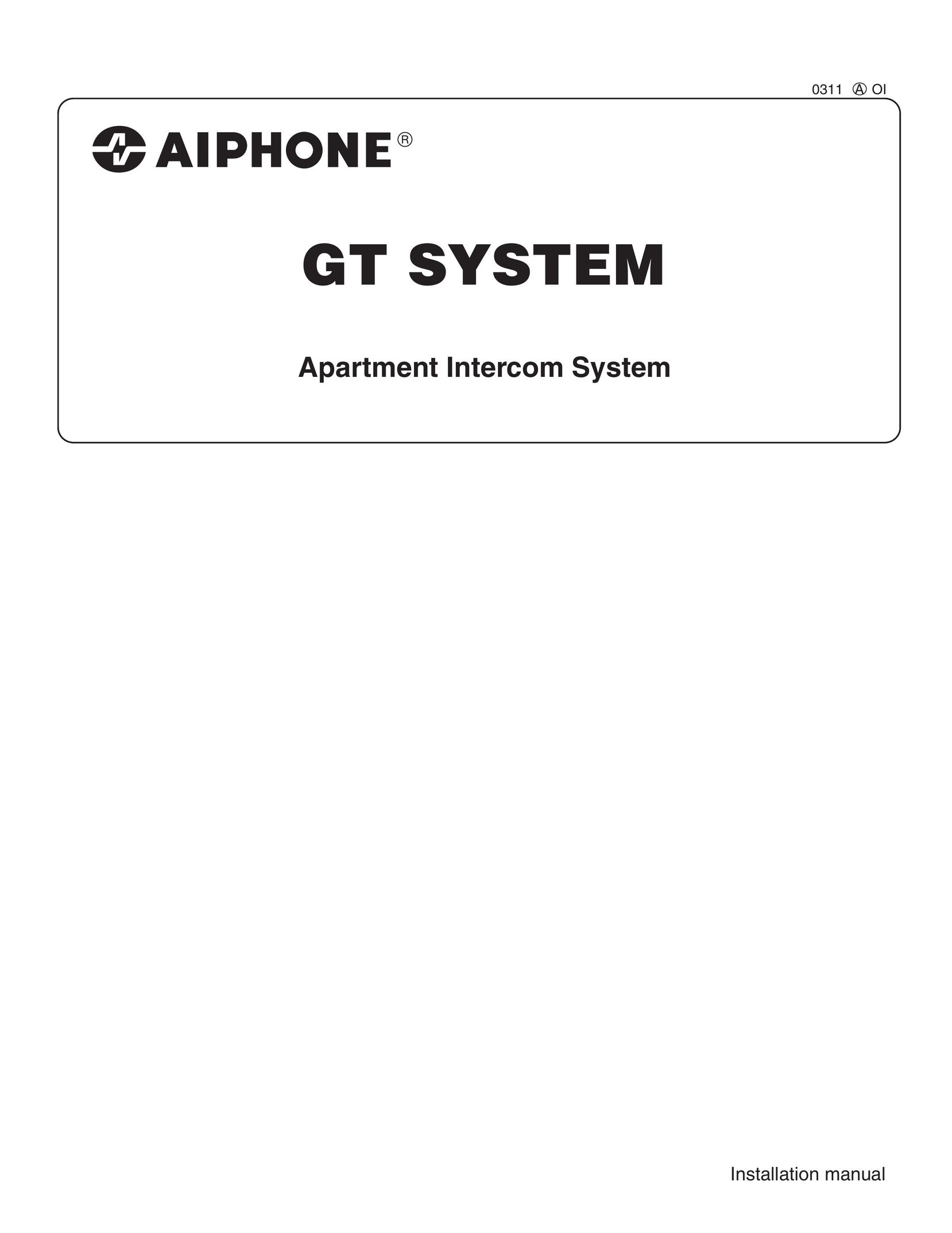 Aiphone 0311 A OI Intercom System User Manual