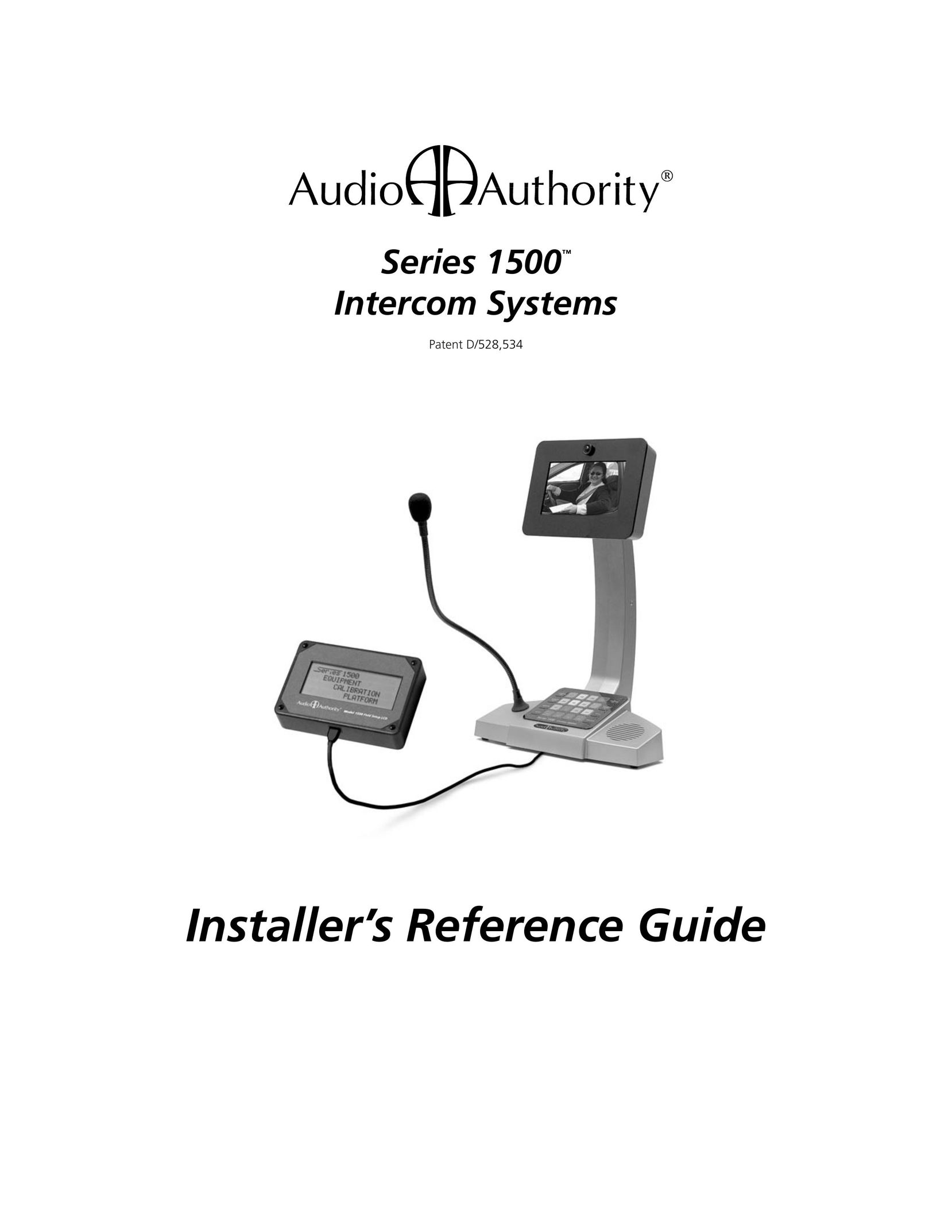 Audio Authority Series 1500 Intercom System User Manual