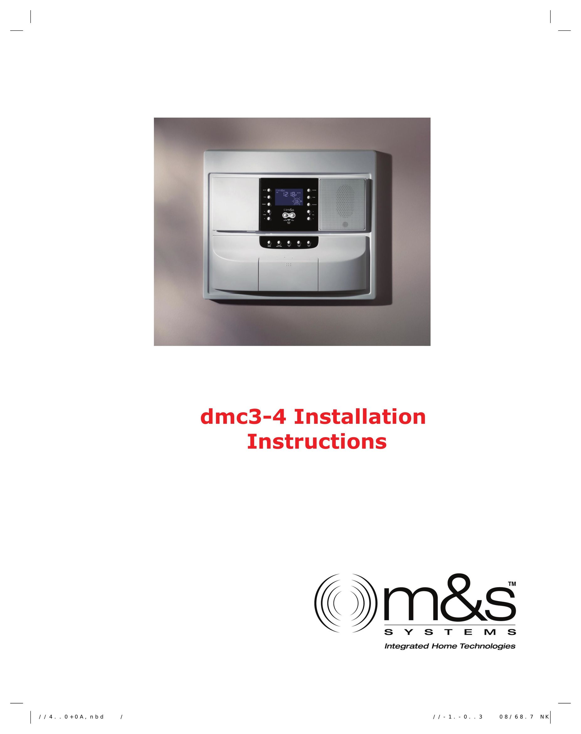 M&S Systems DMC3-4 Intercom System User Manual