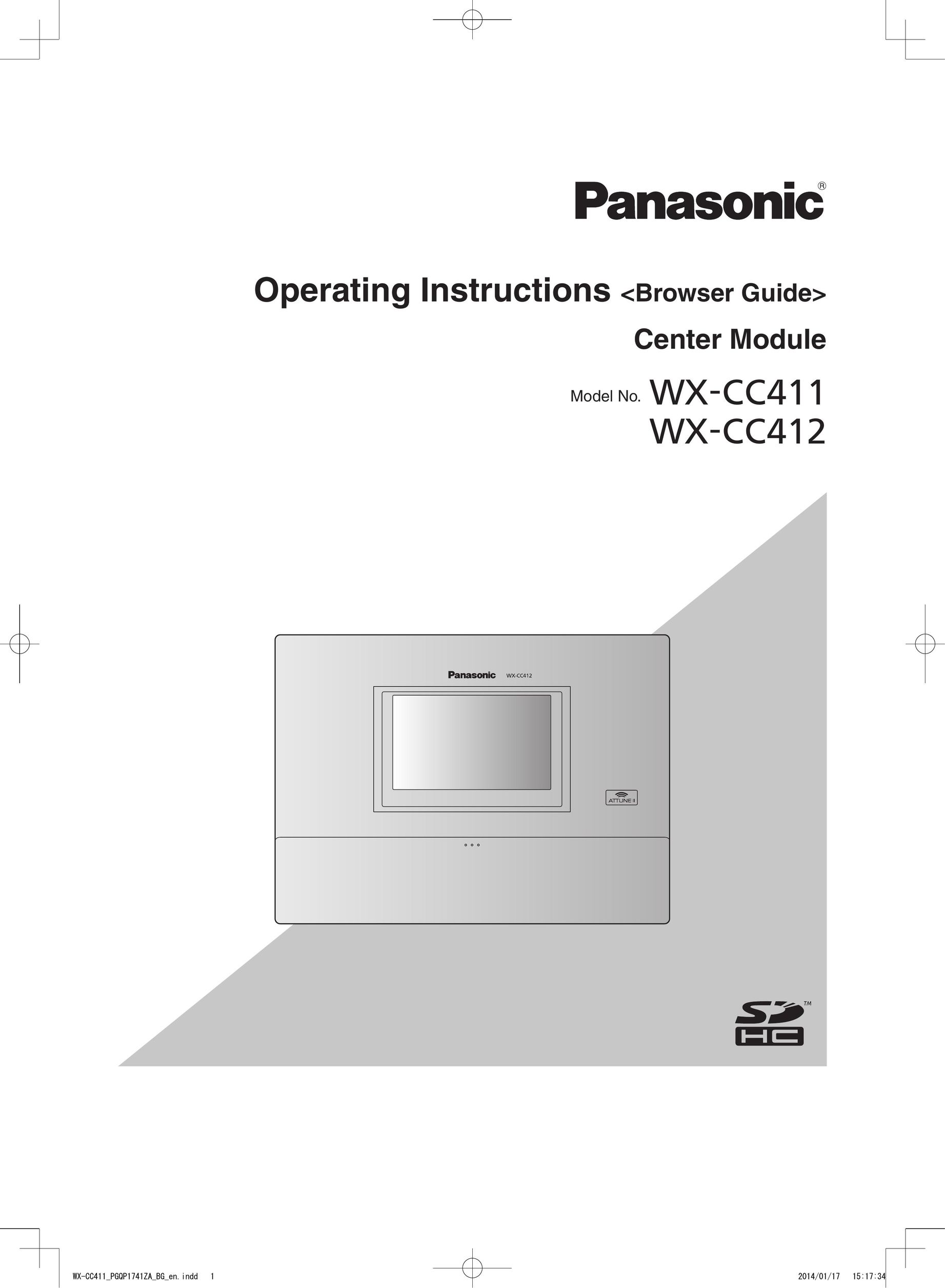 Panasonic WX-CC411 Intercom System User Manual