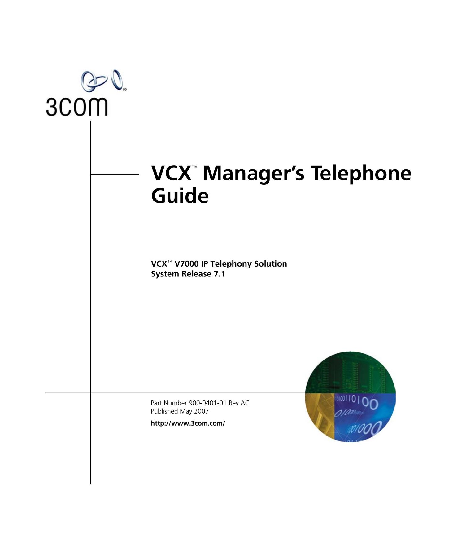3Com V7000 IP Phone User Manual