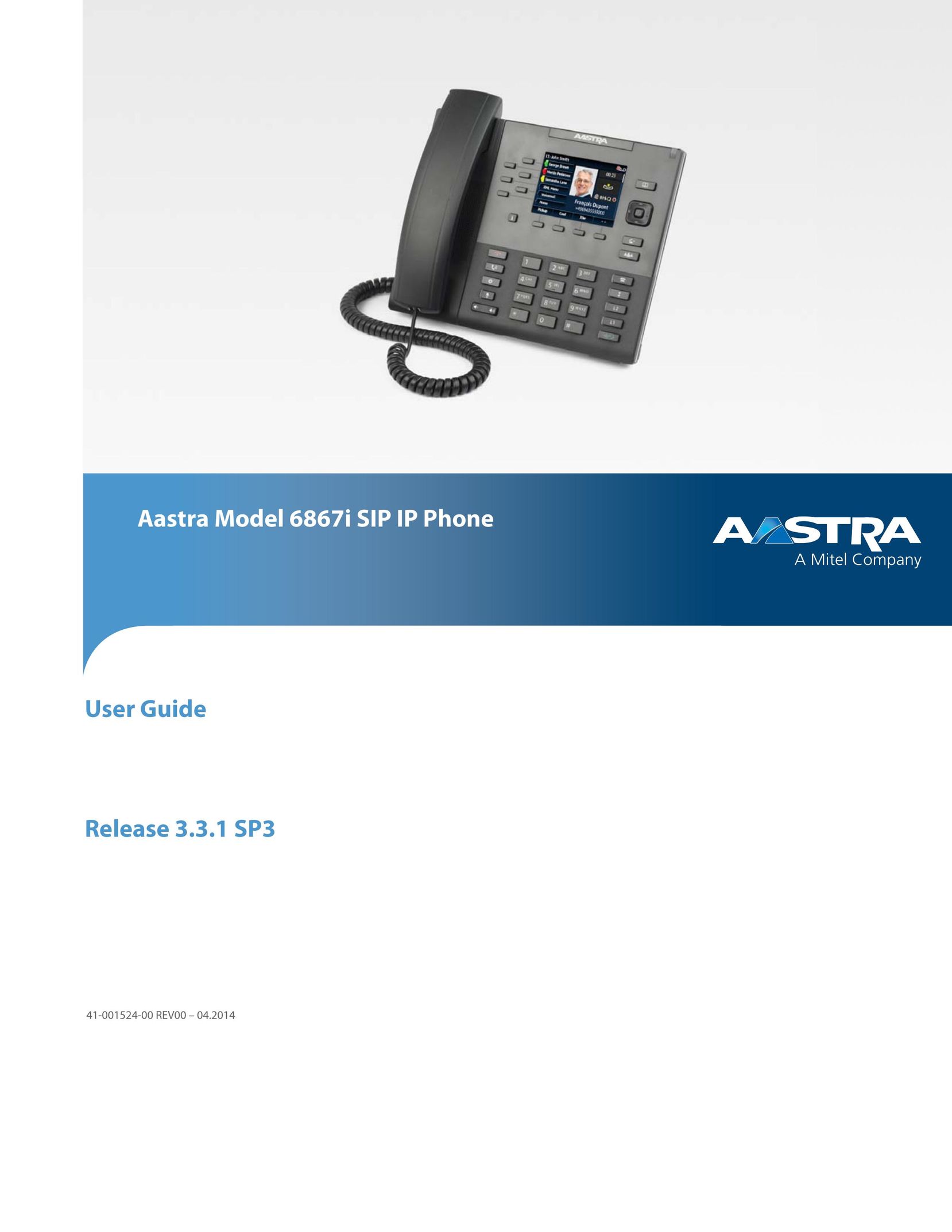 Aastra Telecom 6867i SIP IP Phone User Manual