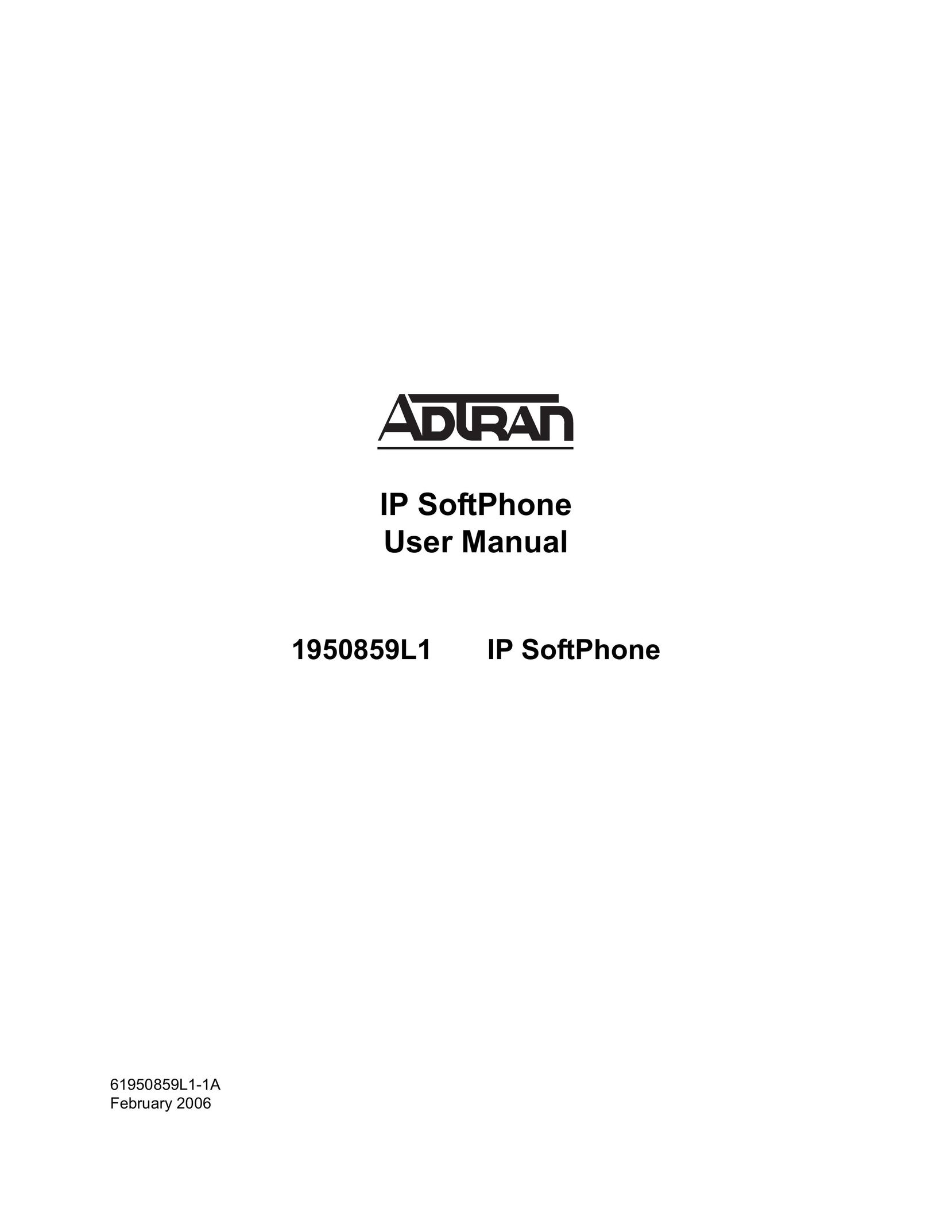 ADTRAN 1950859L1 IP Phone User Manual