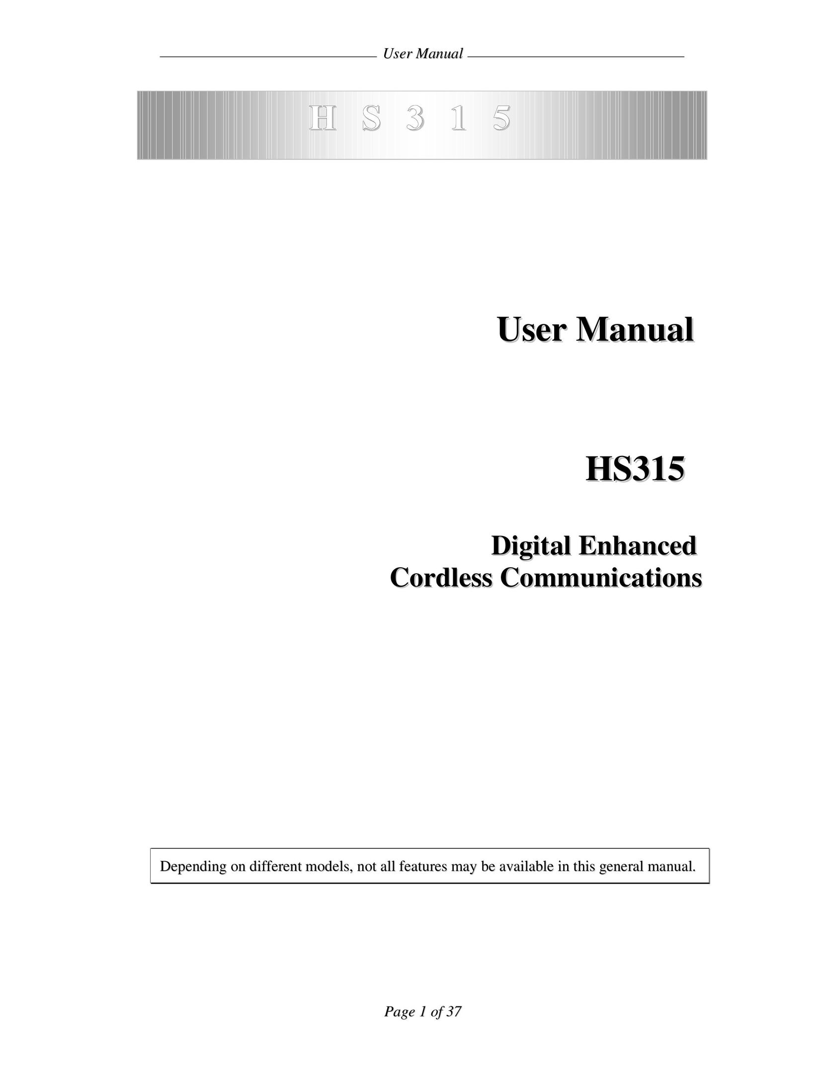 ANUBIS HS315 IP Phone User Manual
