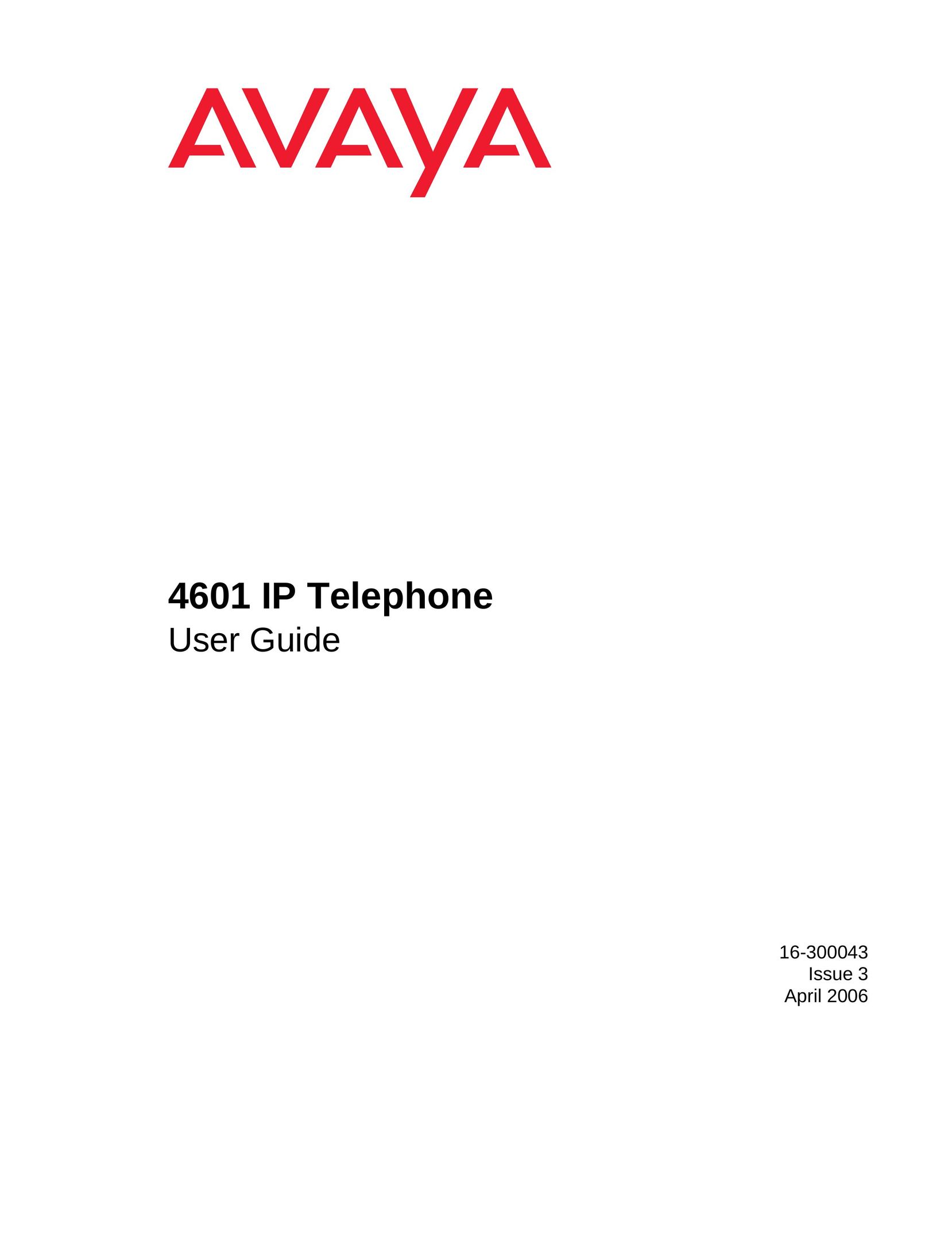 Avaya 16-300043 IP Phone User Manual