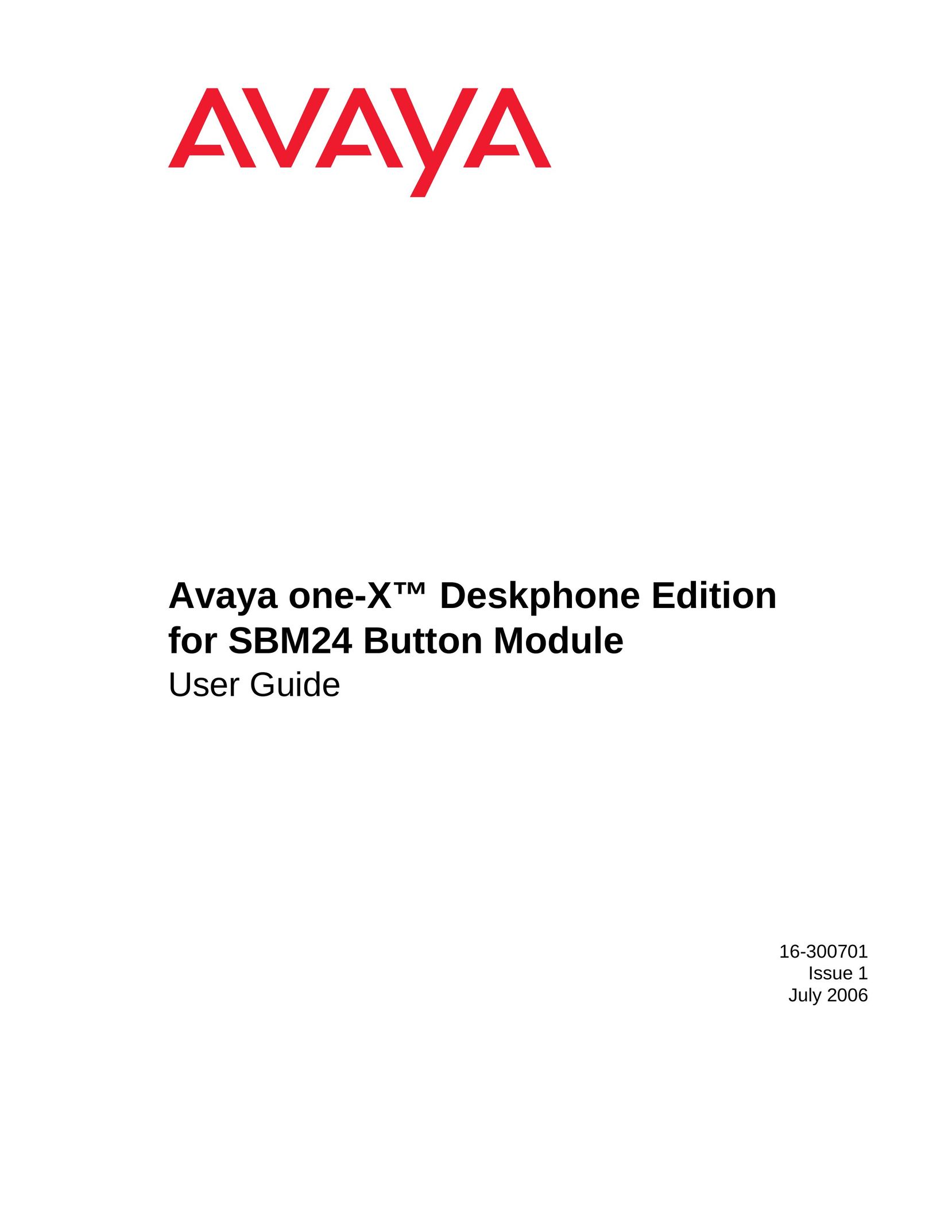 Avaya 16-300701 IP Phone User Manual