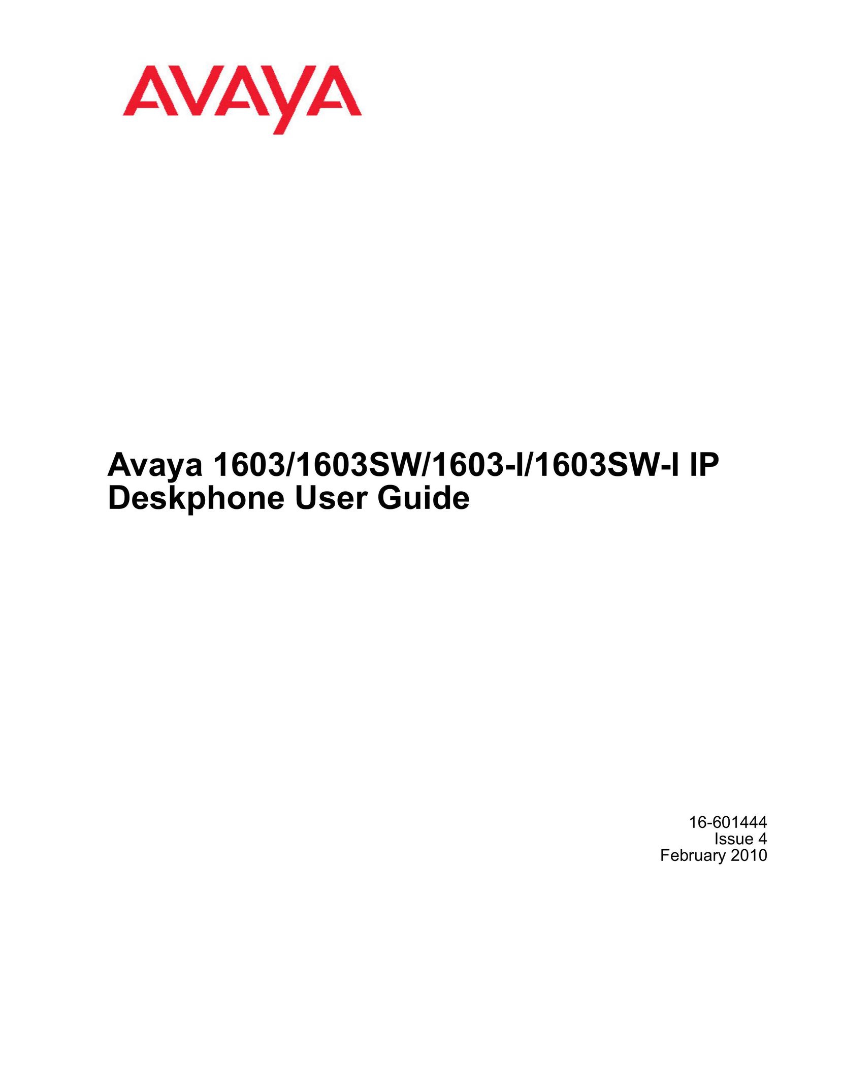 Avaya 1603-I IP Phone User Manual