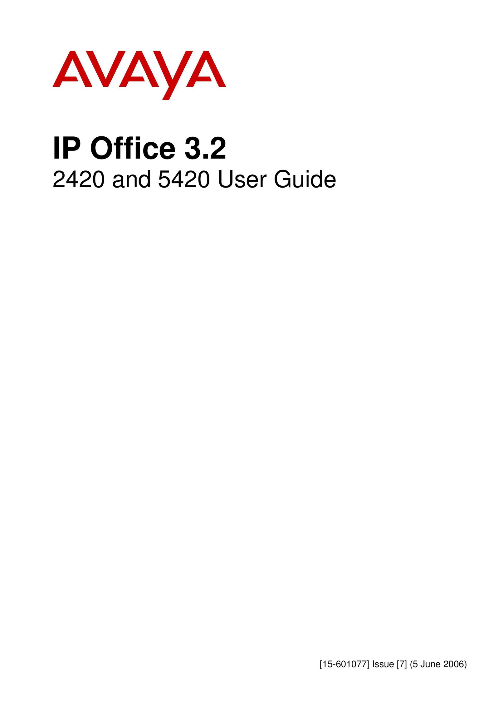 Avaya 2420 IP Phone User Manual