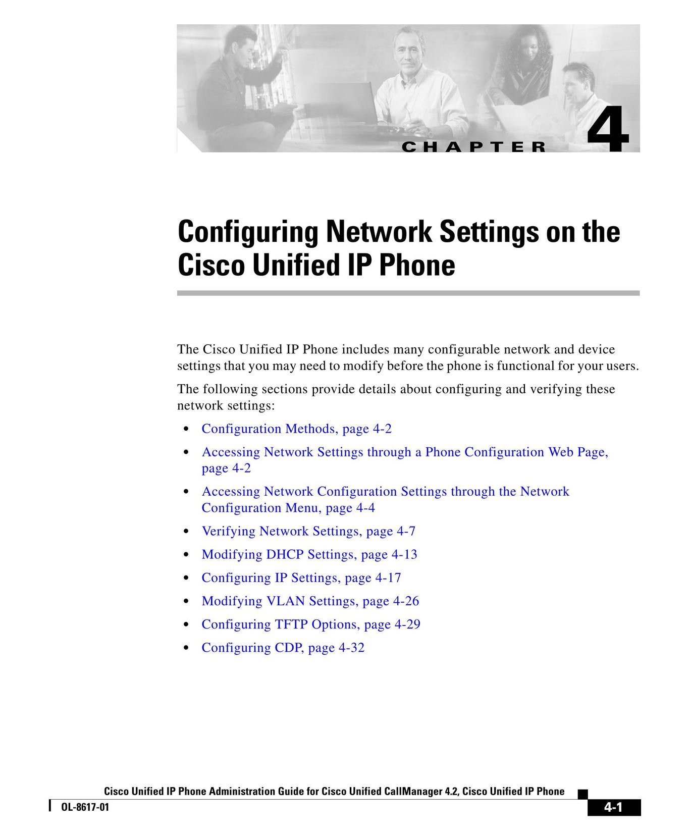Cisco Systems 4.2 IP Phone User Manual