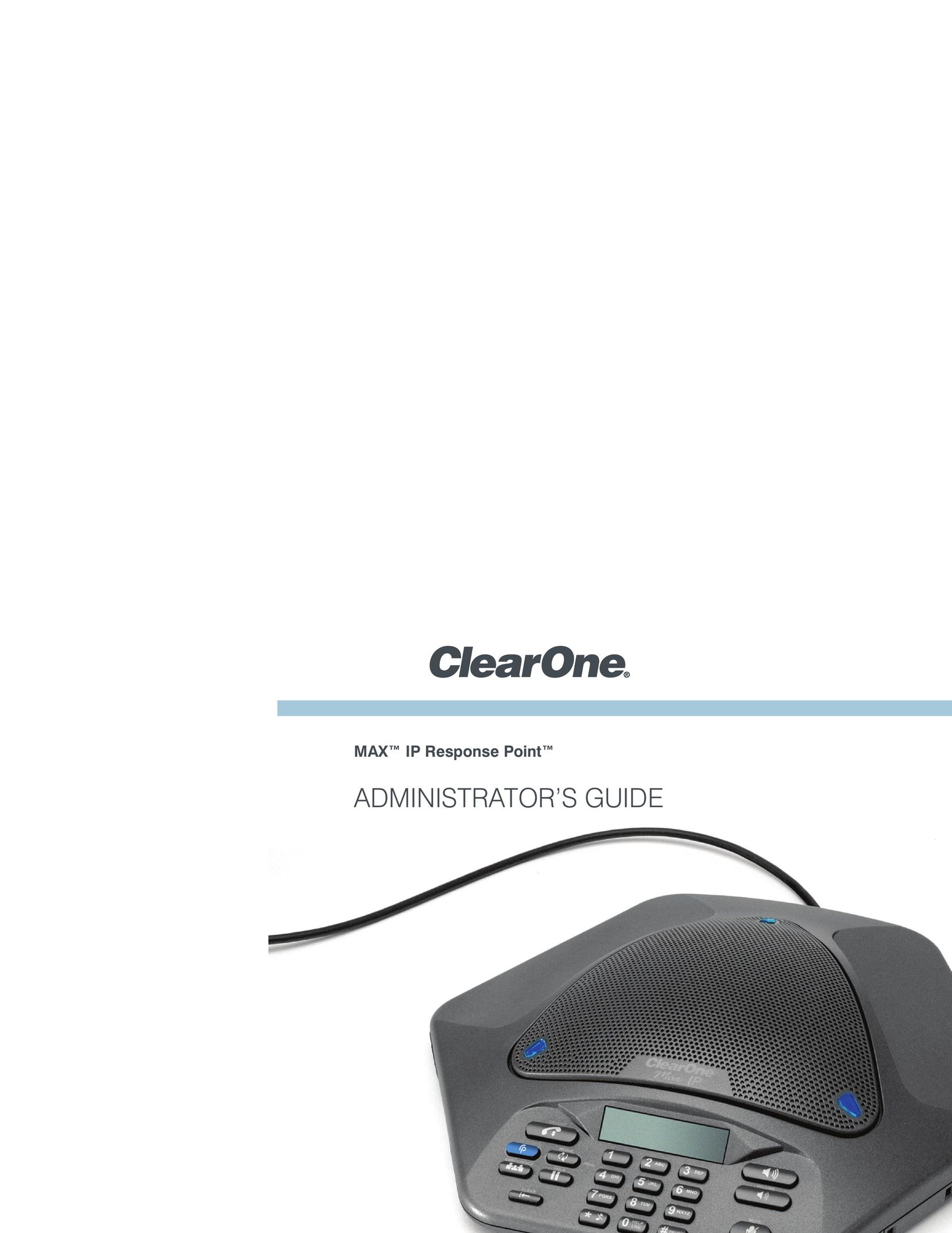 ClearOne comm IP Response Point IP Phone User Manual