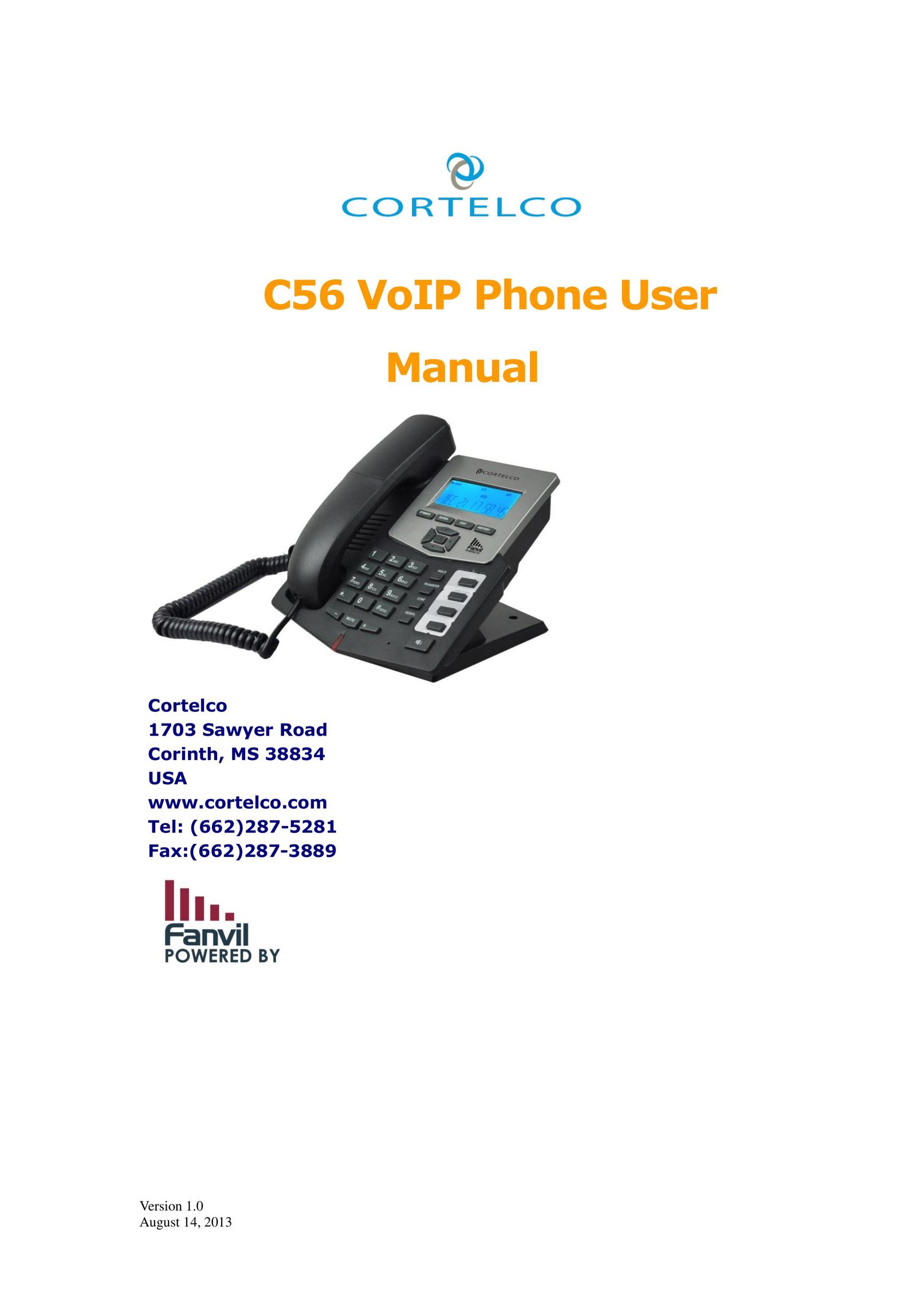 Cortelco C56 IP Phone User Manual