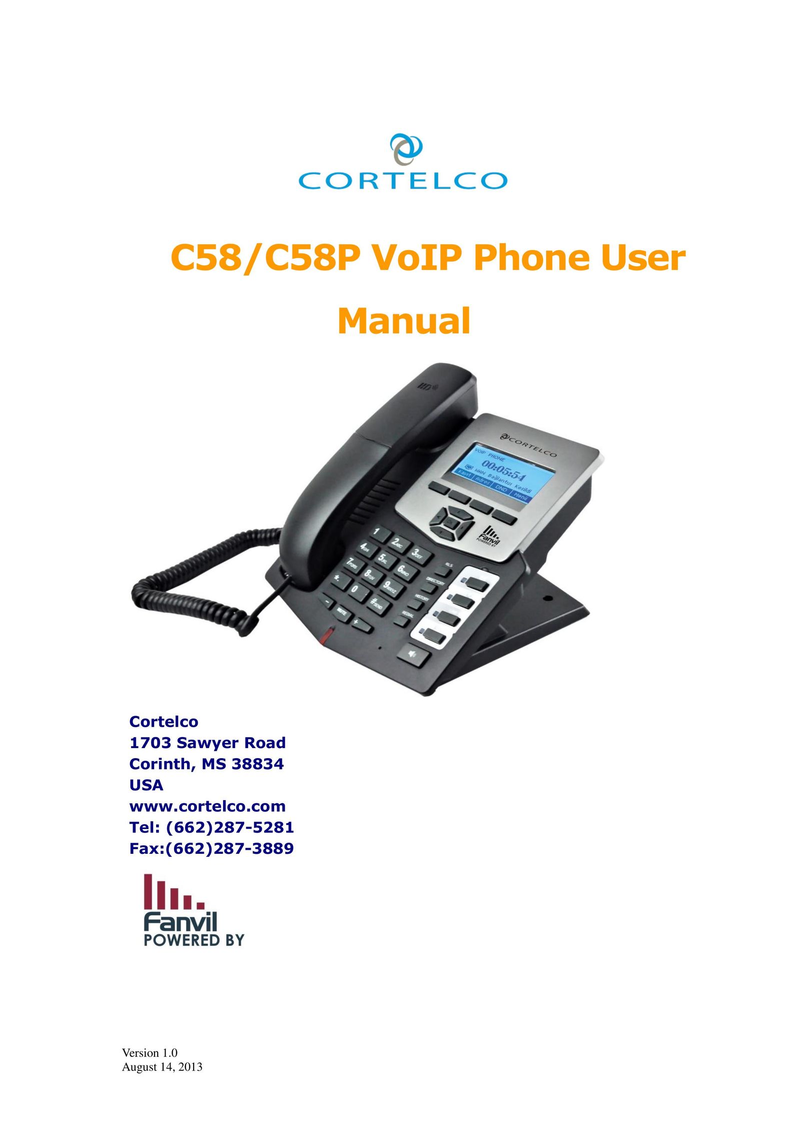 Cortelco C58 IP Phone User Manual