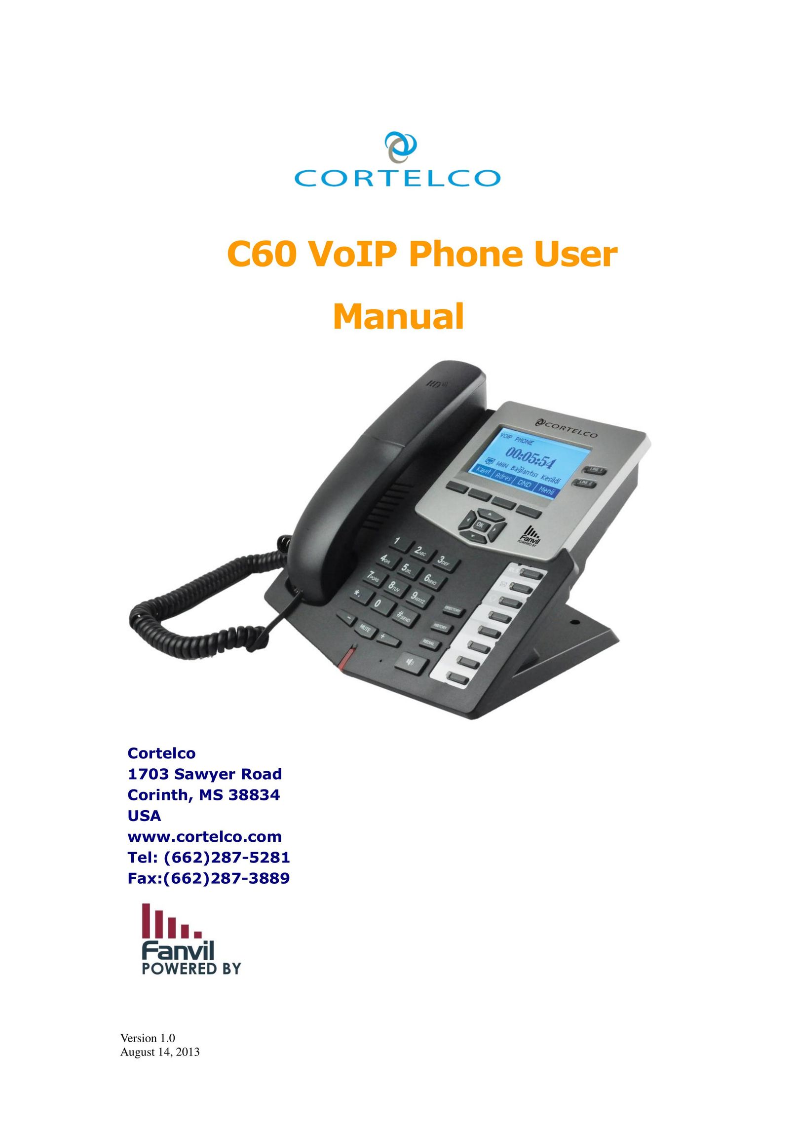 Cortelco C60 IP Phone User Manual