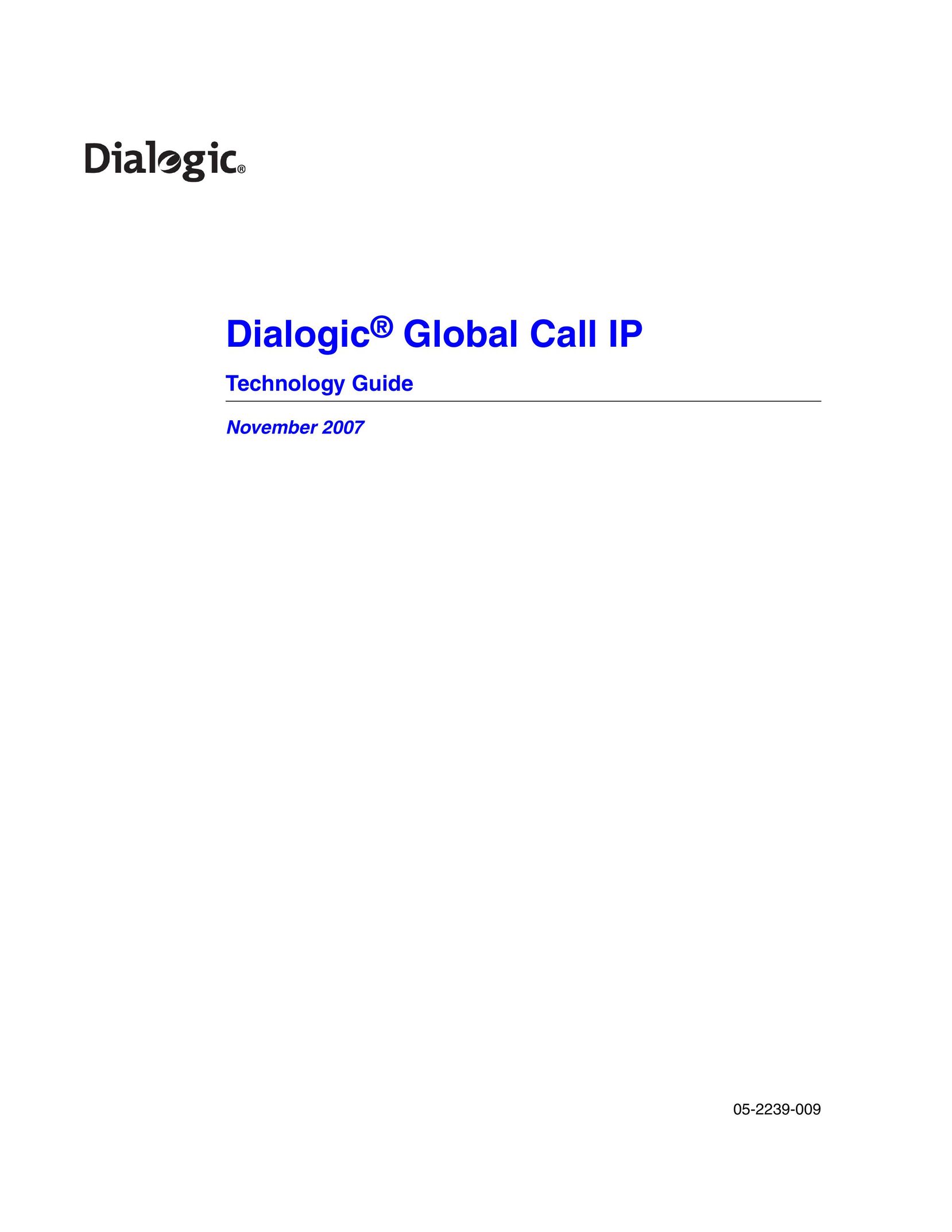 Dialogic Dialogic Global Call IP IP Phone User Manual