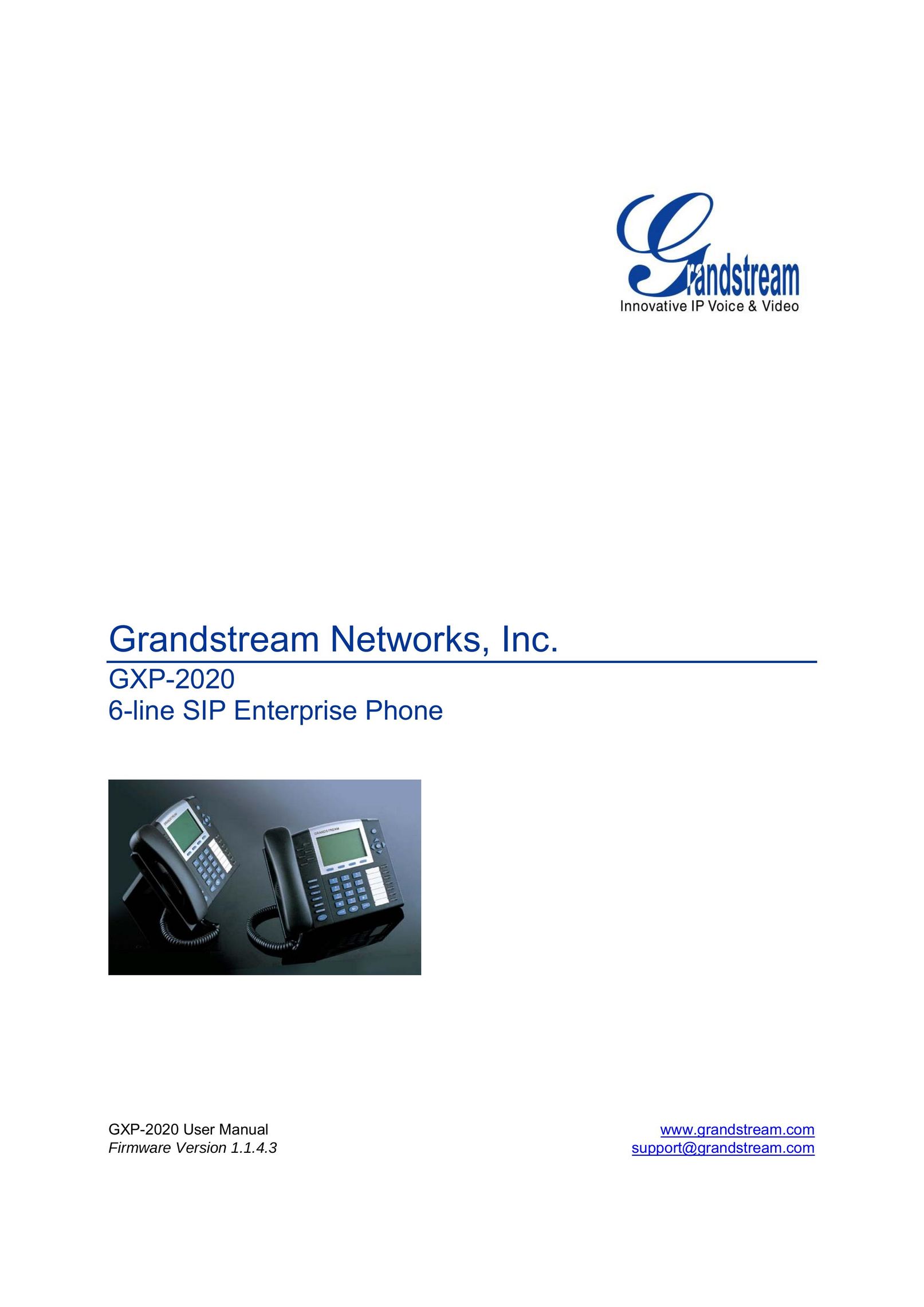 Grandstream Networks GXP-2020 IP Phone User Manual