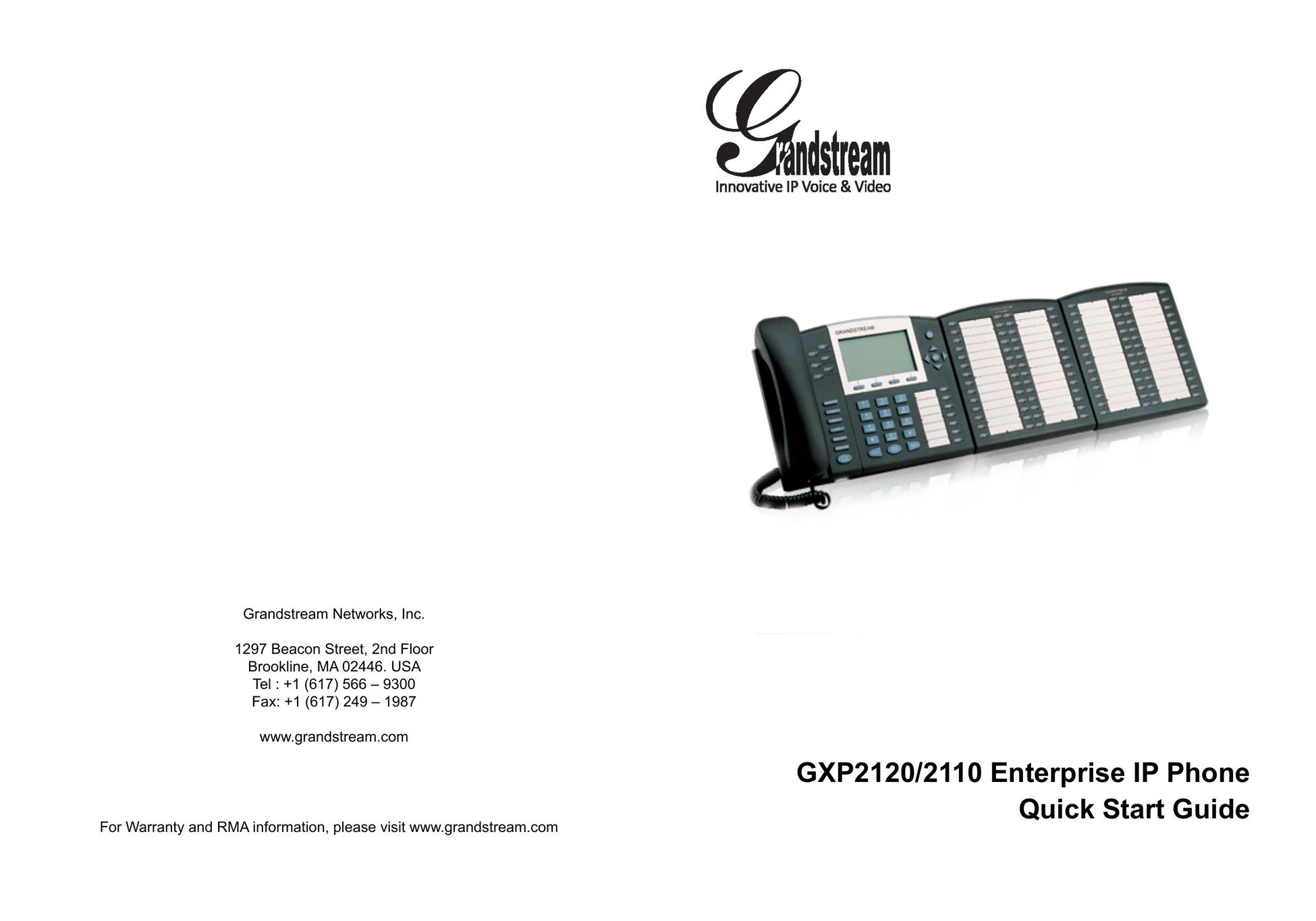 Grandstream Networks GXP2120 IP Phone User Manual
