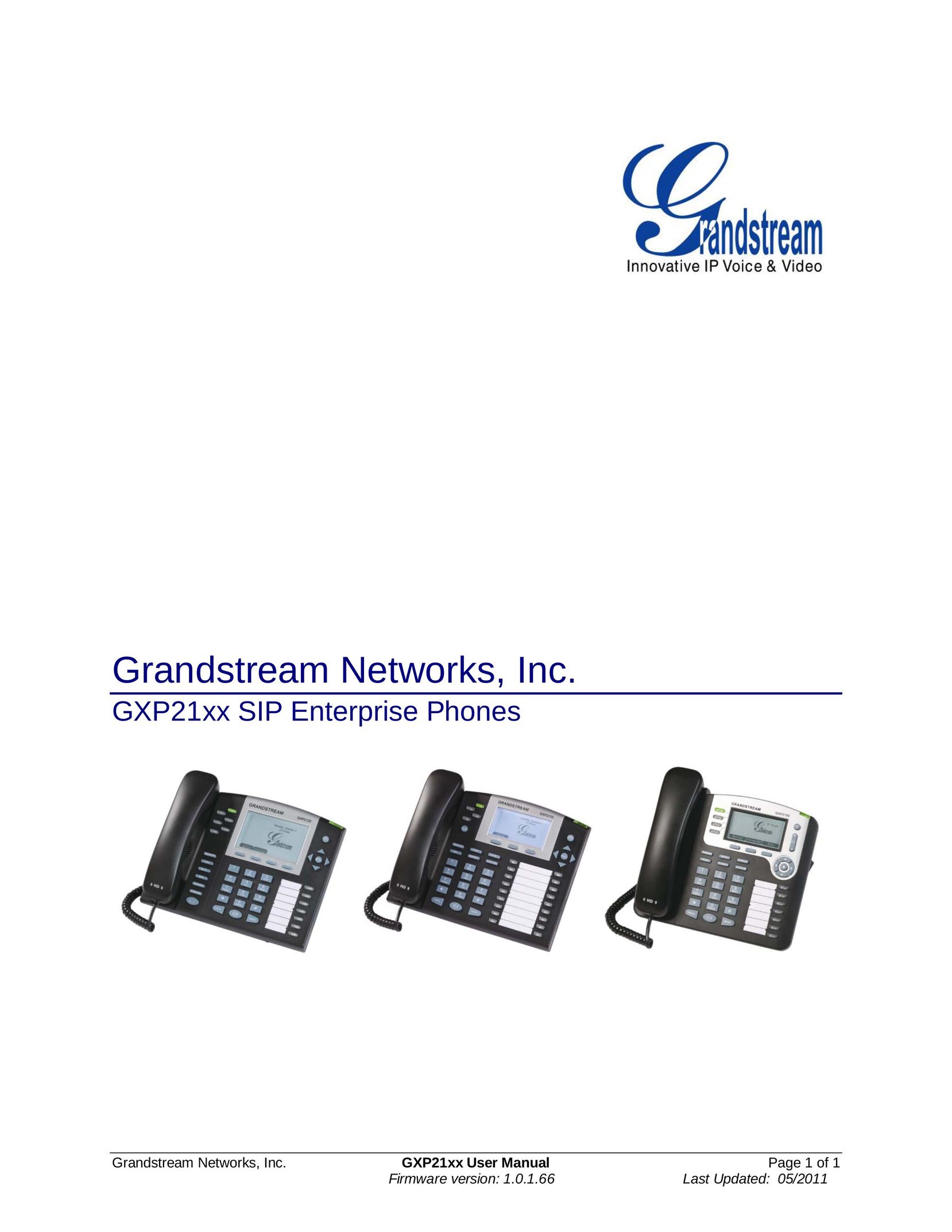 Grandstream Networks GXP21xx IP Phone User Manual