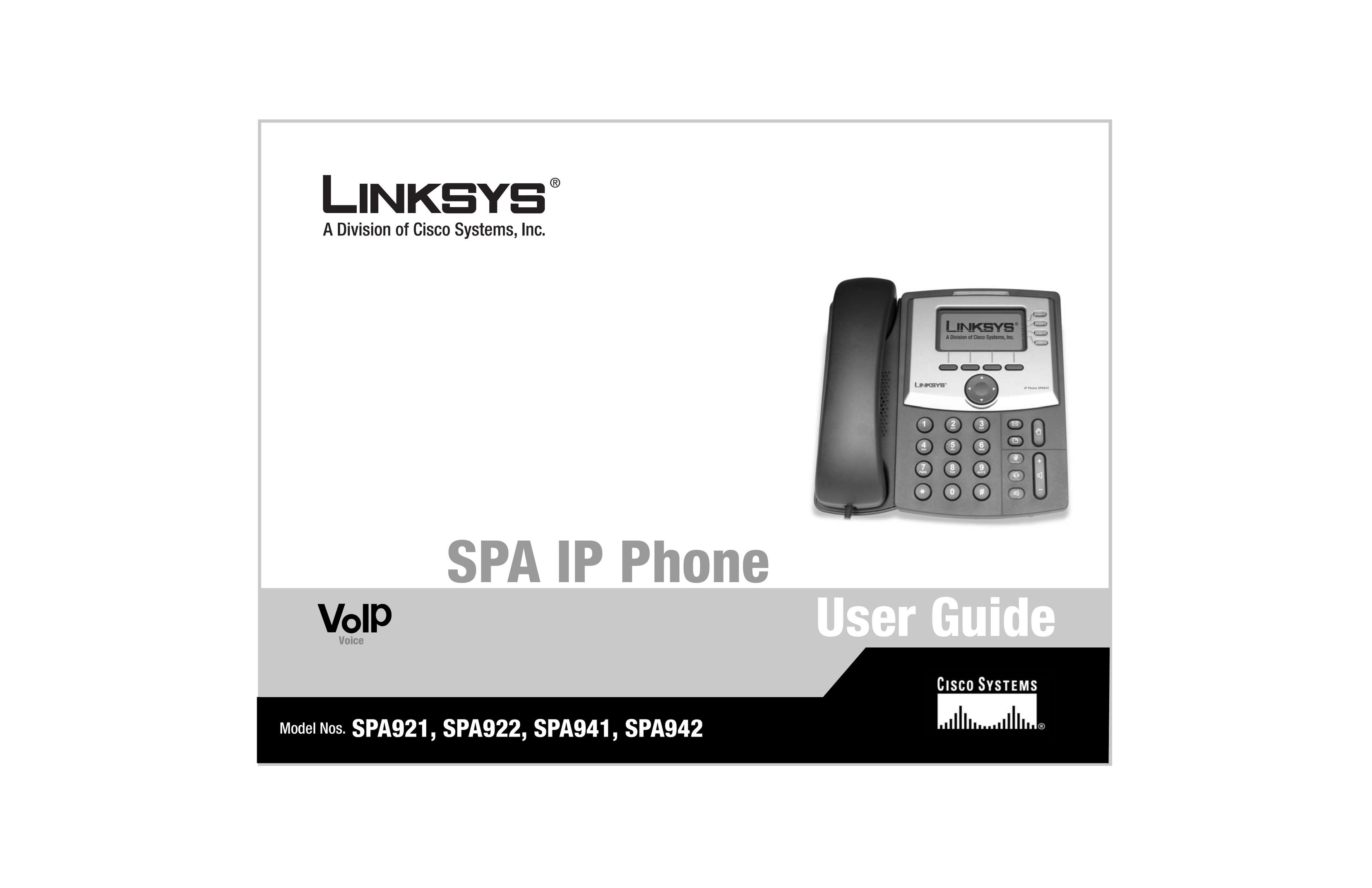 Linksys SPA942 IP Phone User Manual