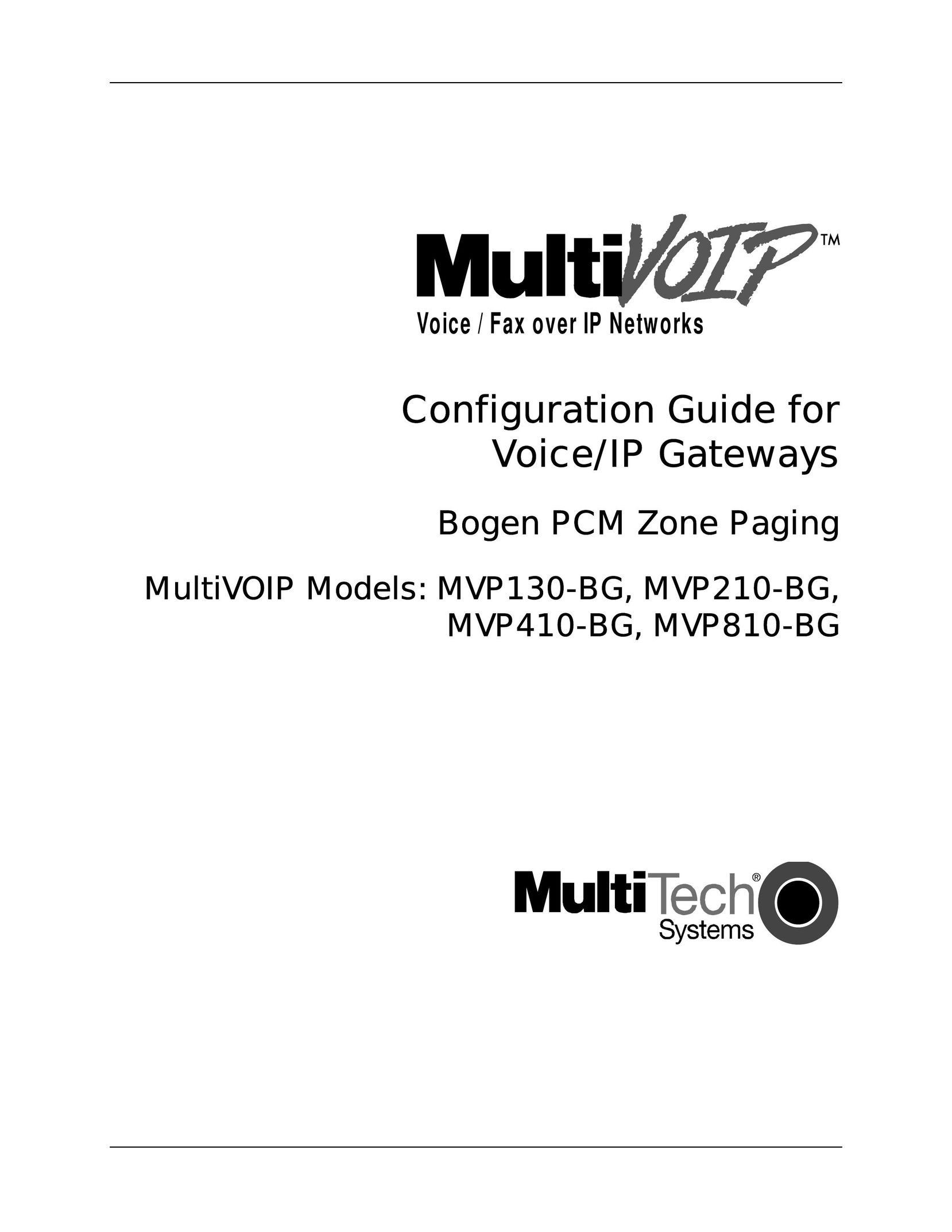 Multitech MVP130-BG IP Phone User Manual