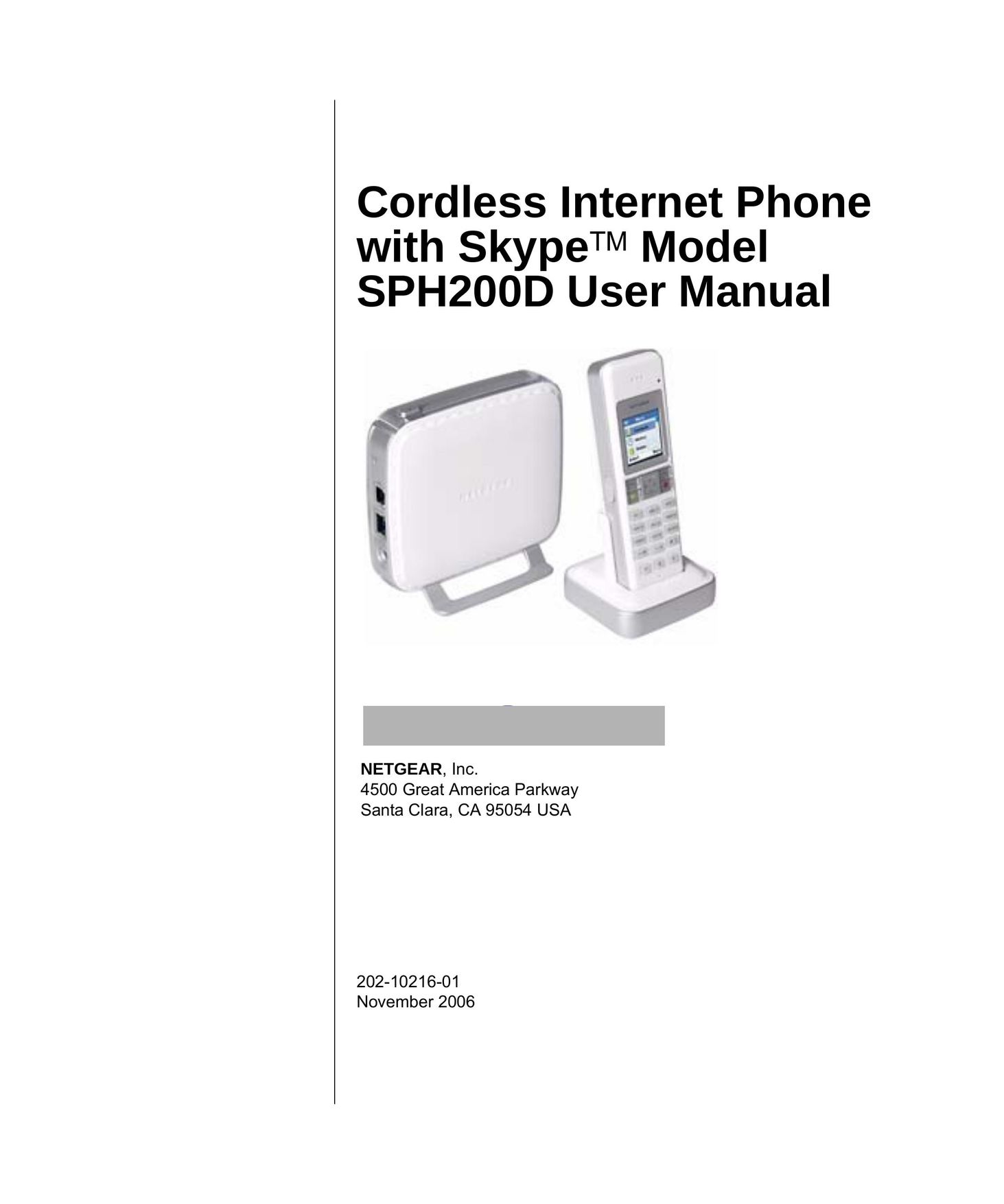 NETGEAR SPH200D IP Phone User Manual