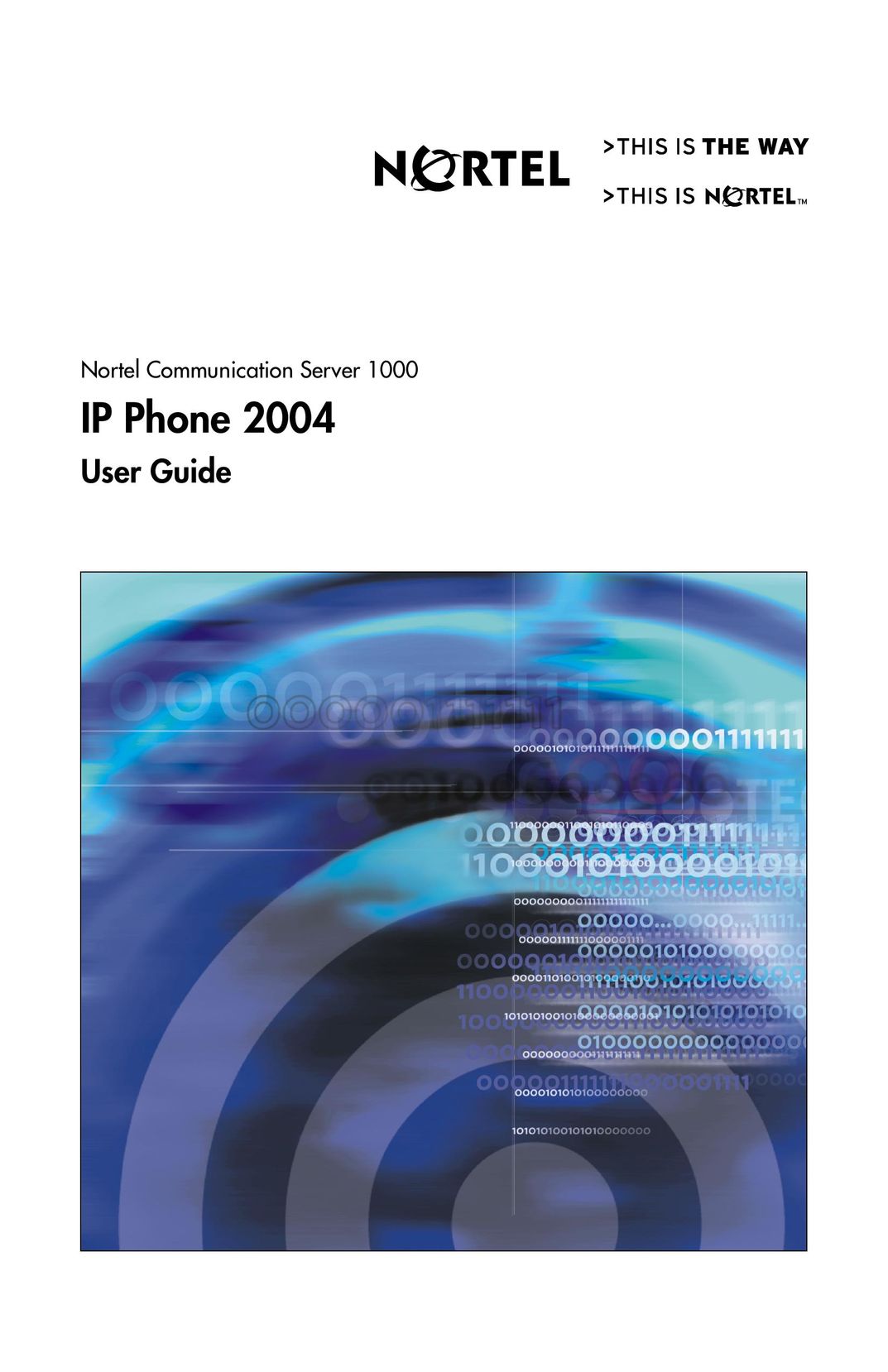 Nortel Networks 2004 IP Phone User Manual