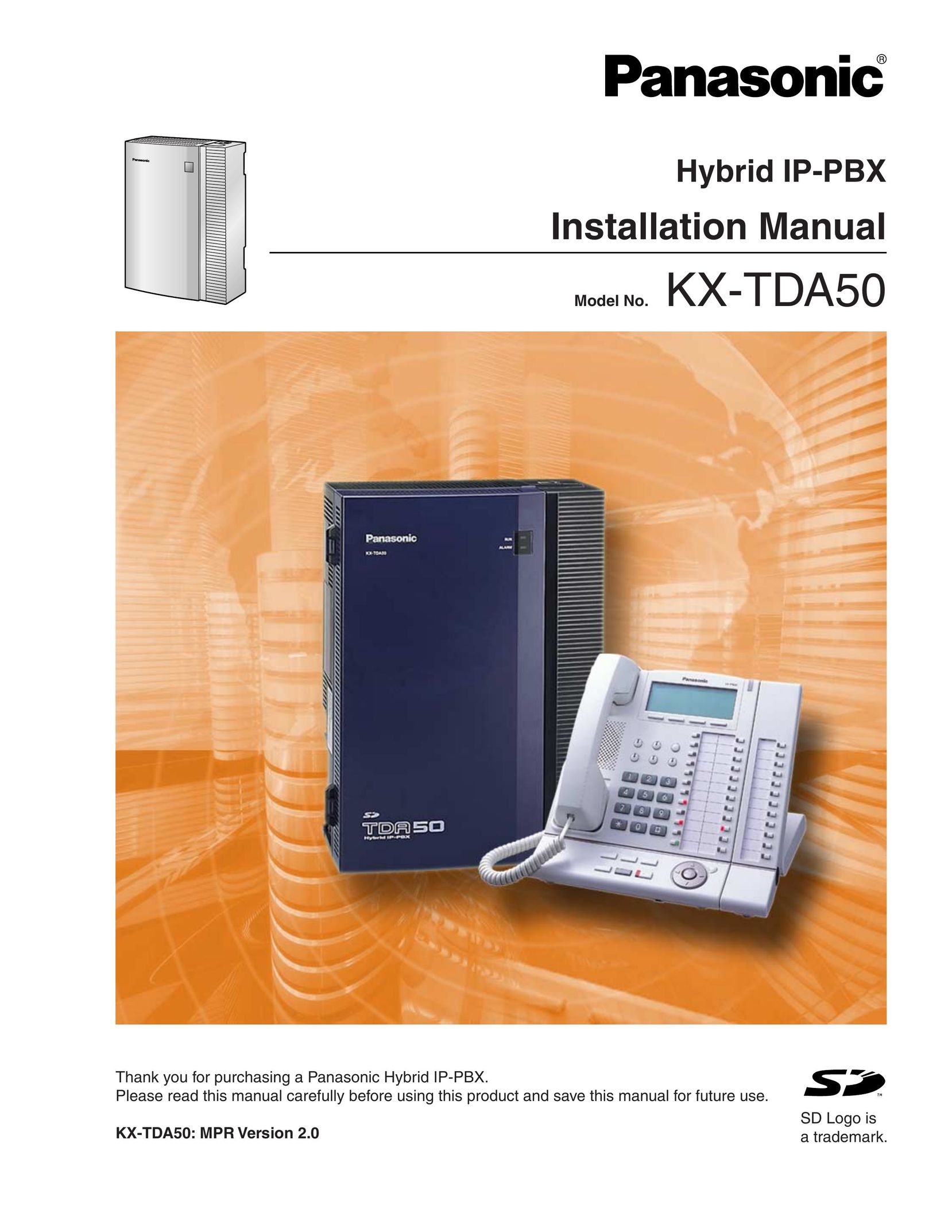 Panasonic KX-TDA50 IP Phone User Manual