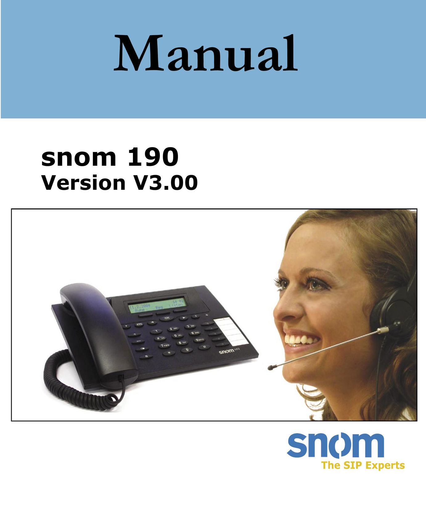 Snom 190 IP Phone User Manual
