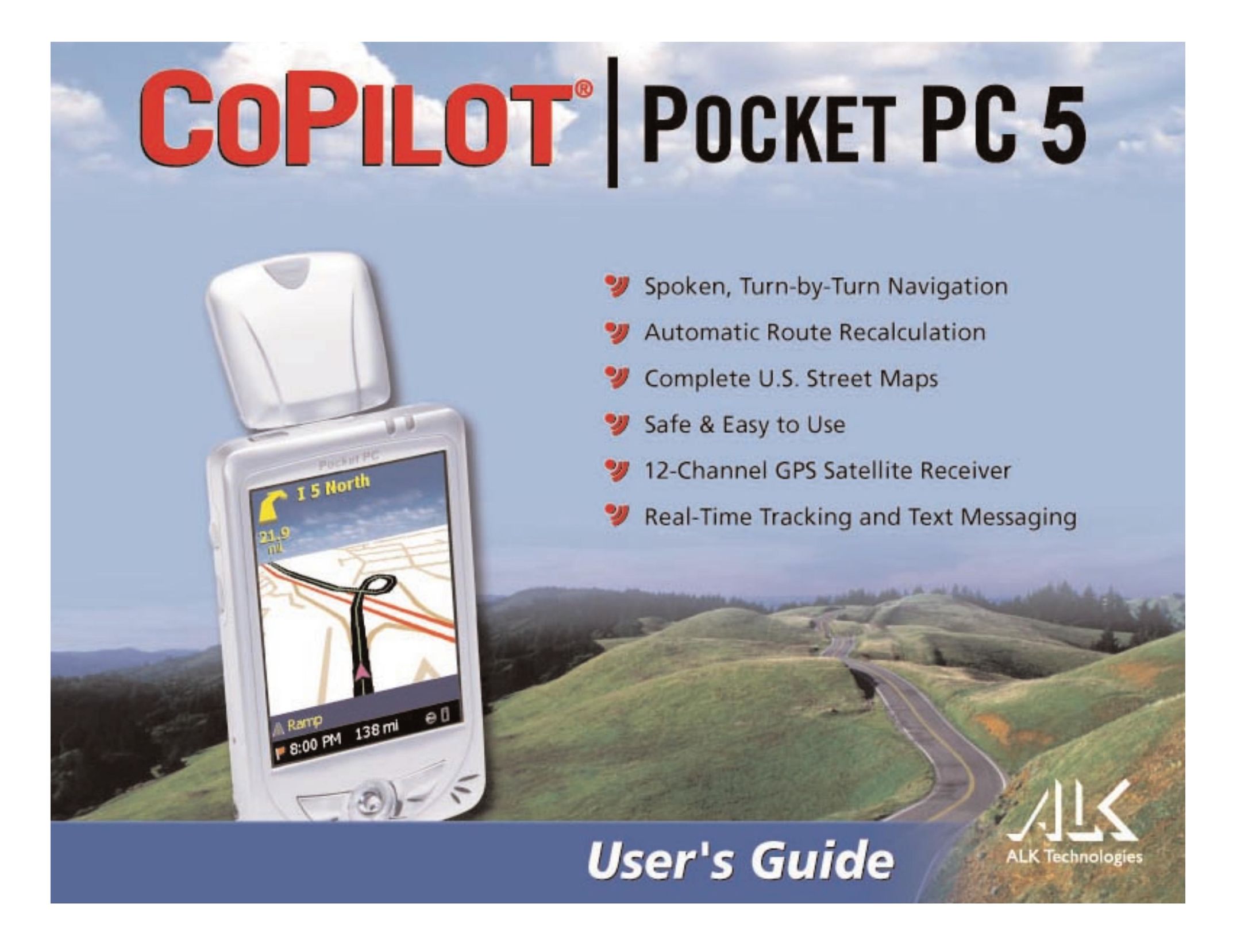 ALK Technologies Pocket PC 5 PDAs & Smartphones User Manual