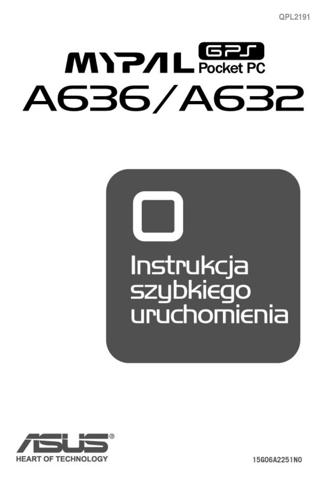 Asus A632 PDAs & Smartphones User Manual