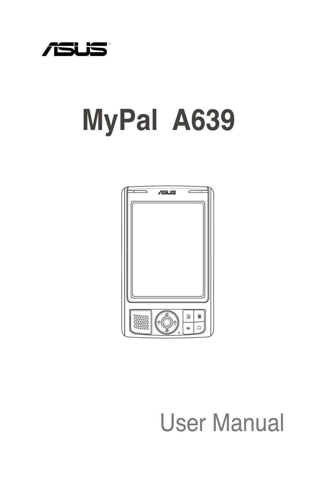 Asus A639 PDAs & Smartphones User Manual