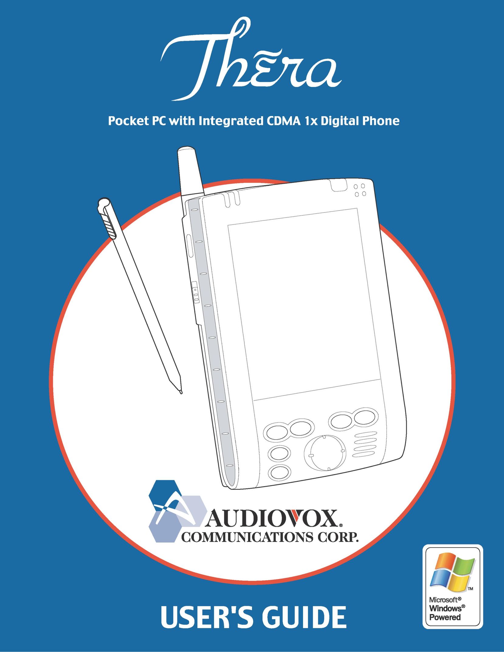 Audiovox Thero PDAs & Smartphones User Manual