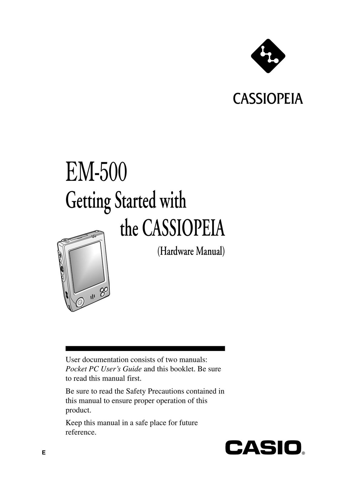 Casio EM-500 PDAs & Smartphones User Manual