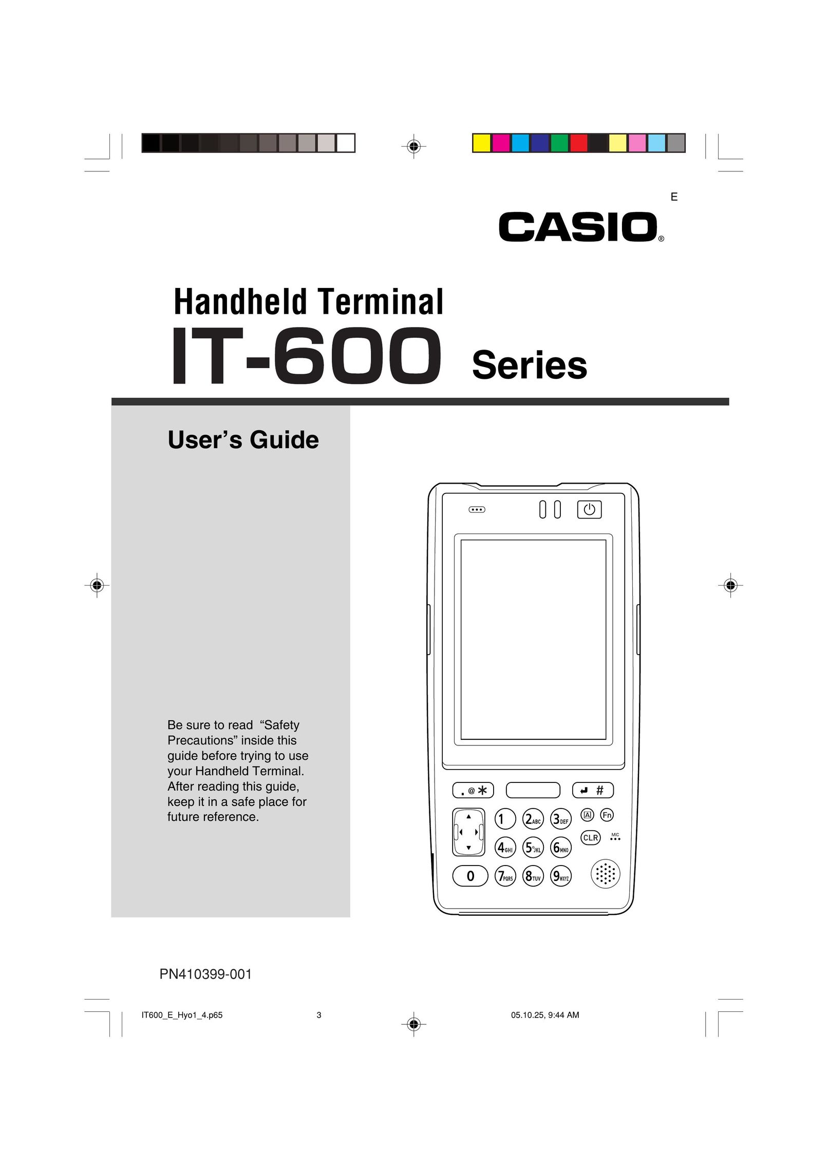 Casio IT-600 PDAs & Smartphones User Manual