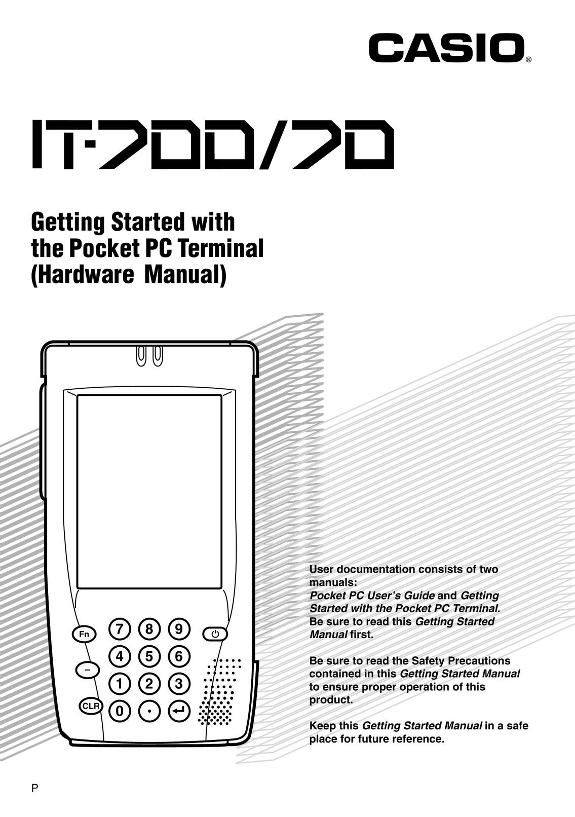 Casio IT-700/70 PDAs & Smartphones User Manual
