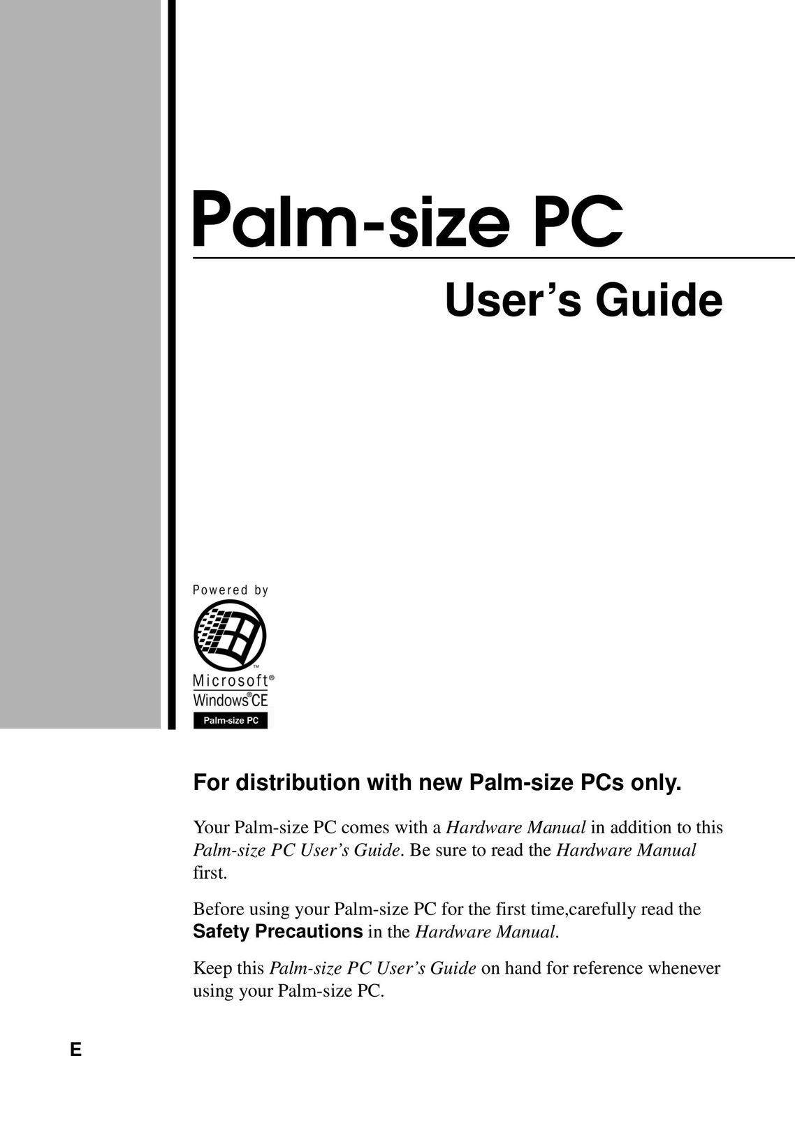 Casio Palm-size PC PDAs & Smartphones User Manual