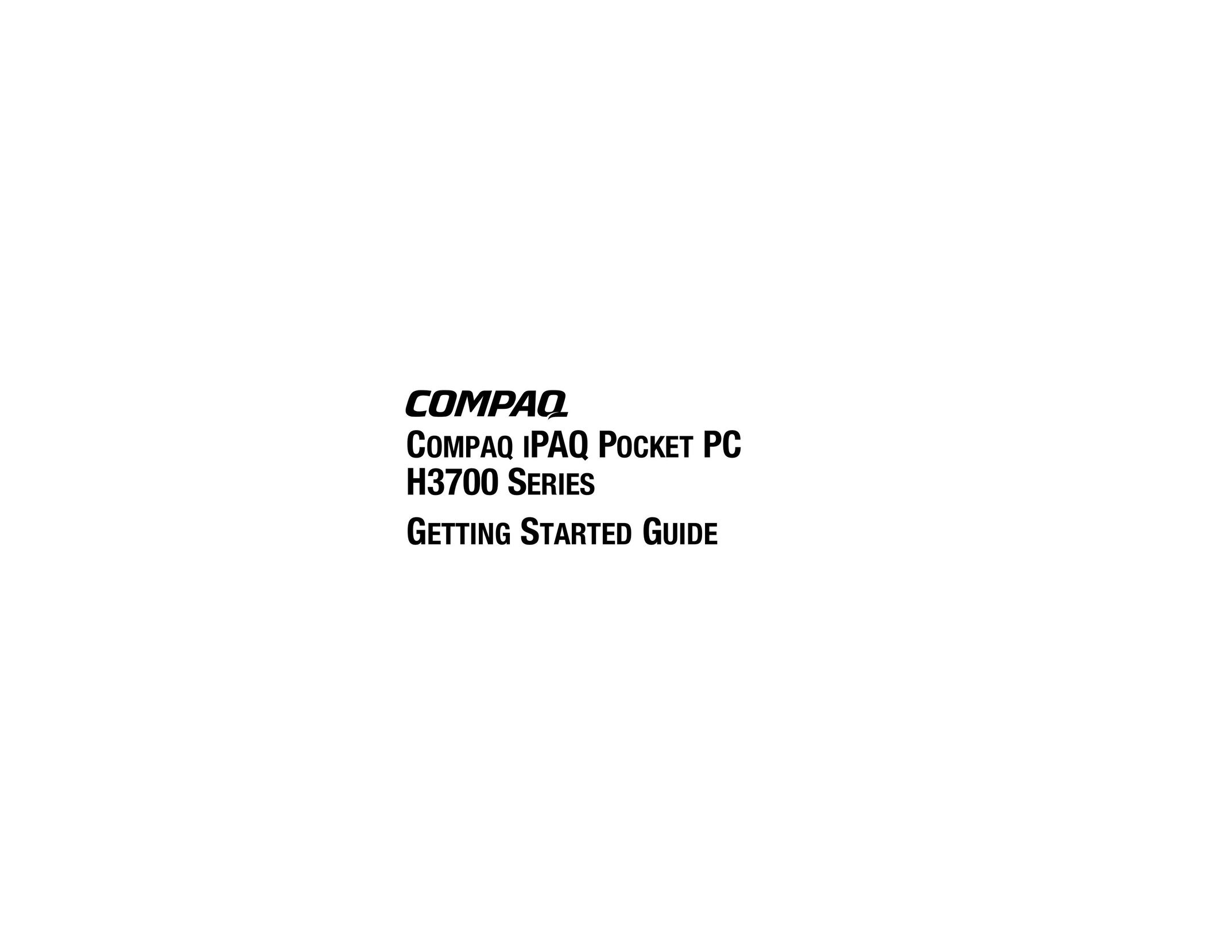 Compaq H3700 PDAs & Smartphones User Manual