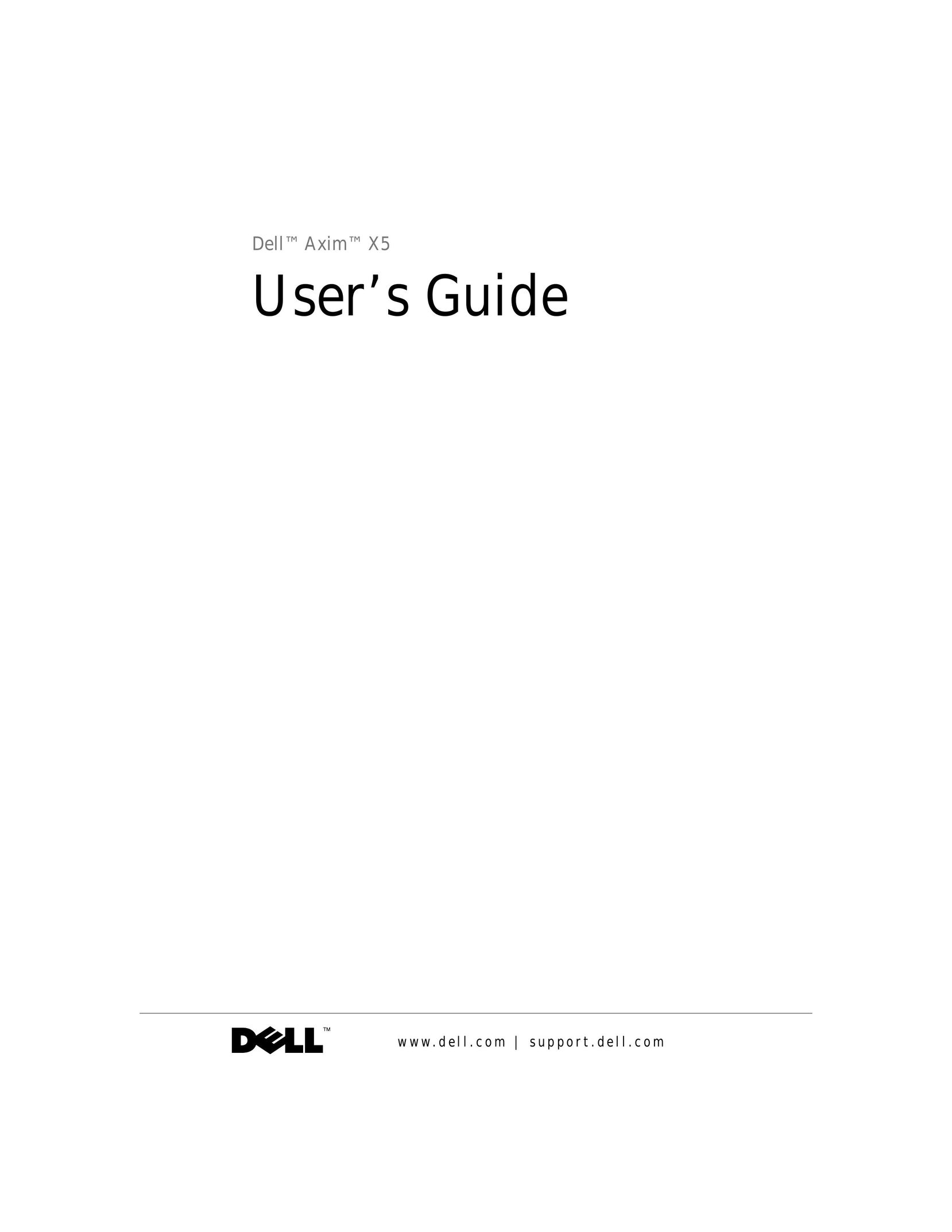 Dell Axim X5 PDAs & Smartphones User Manual