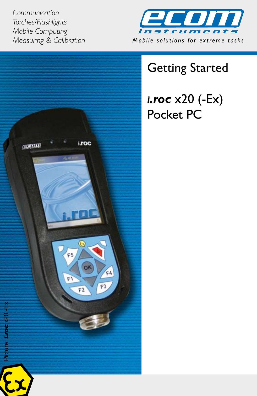 Ecom Instruments i.roc x20 (-Ex) PDAs & Smartphones User Manual