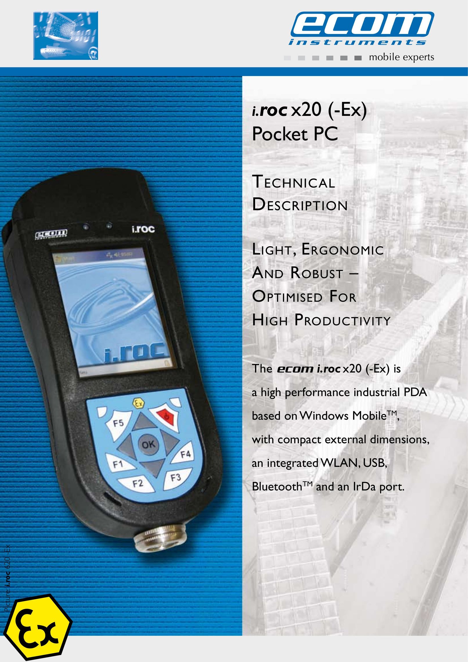 Ecom Instruments X20 PDAs & Smartphones User Manual