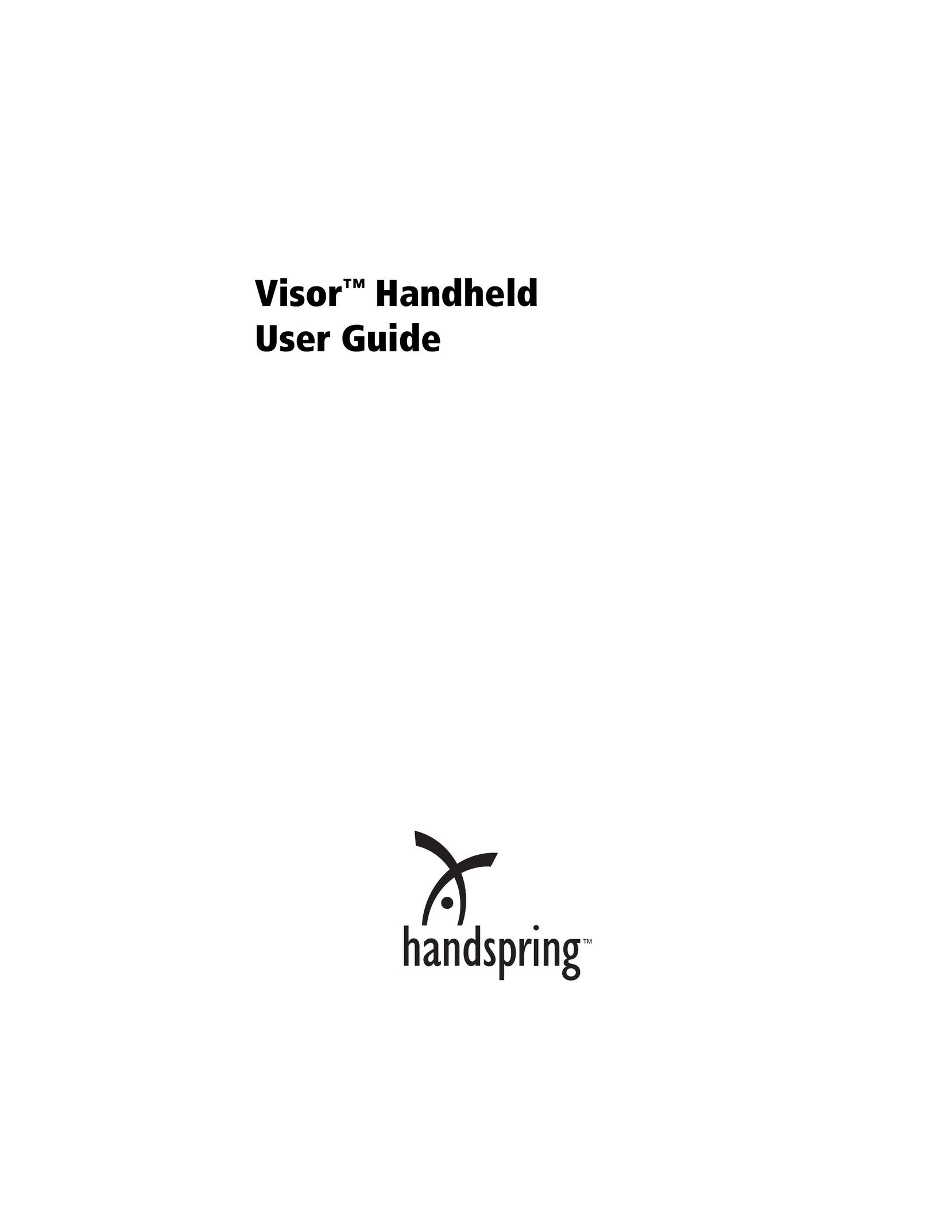 Handspring Visor PDAs & Smartphones User Manual